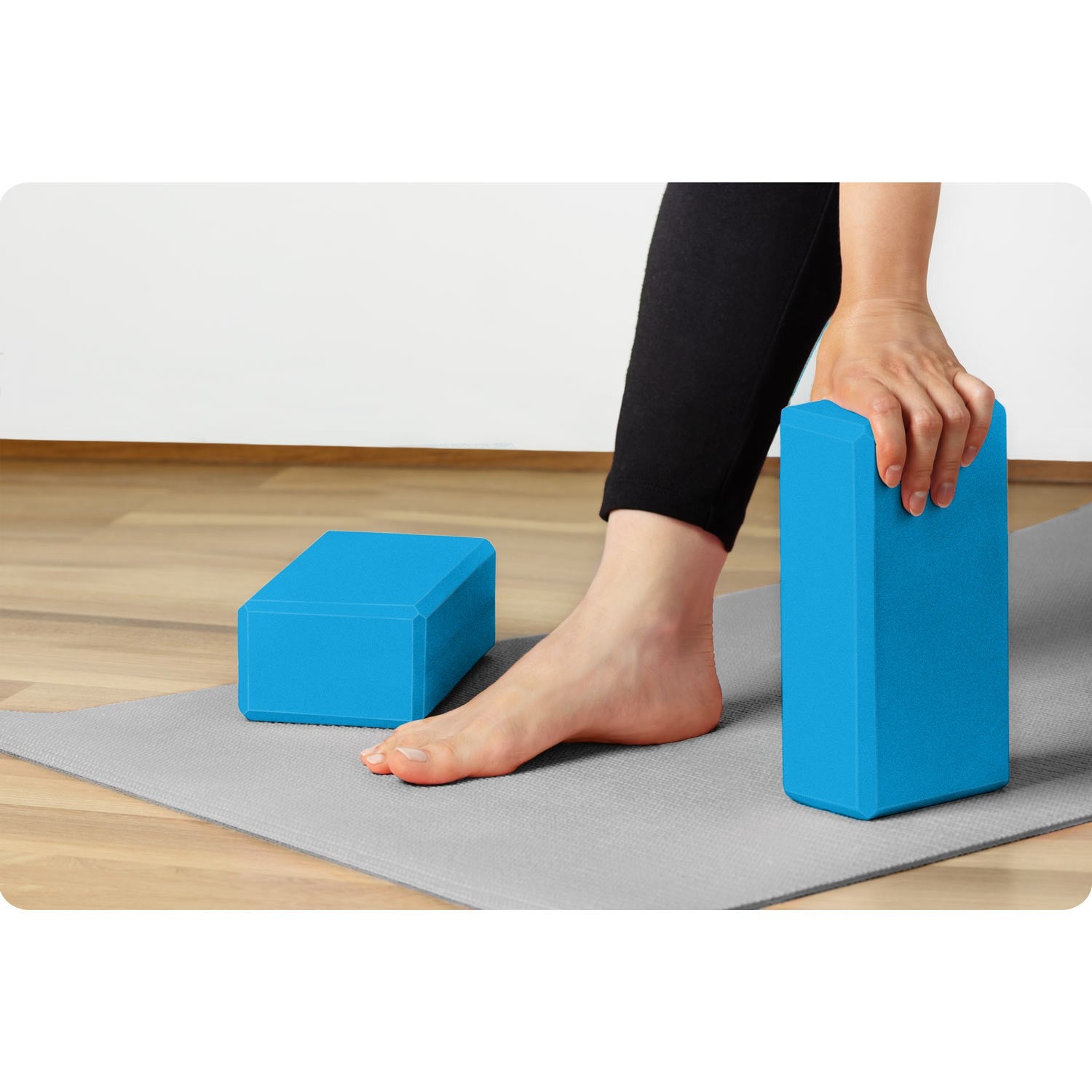NS-962 mėlynos spalvos yoga kojinė