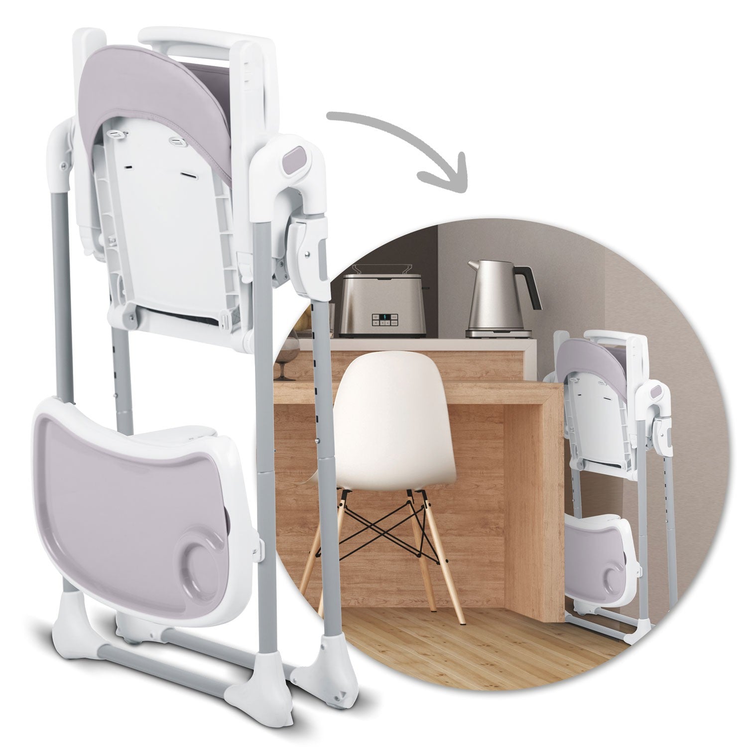 Ricokidų maitinimo kėdė