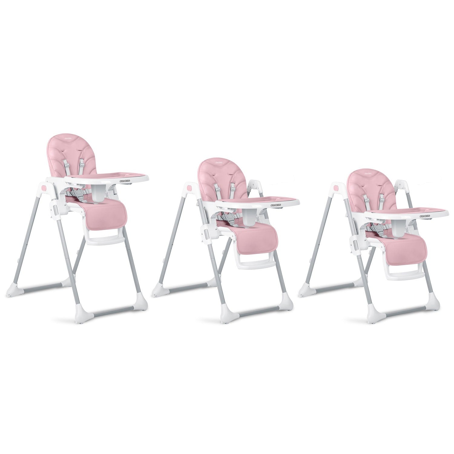 Ricokids Tulo rožinė maitinimo kėdė