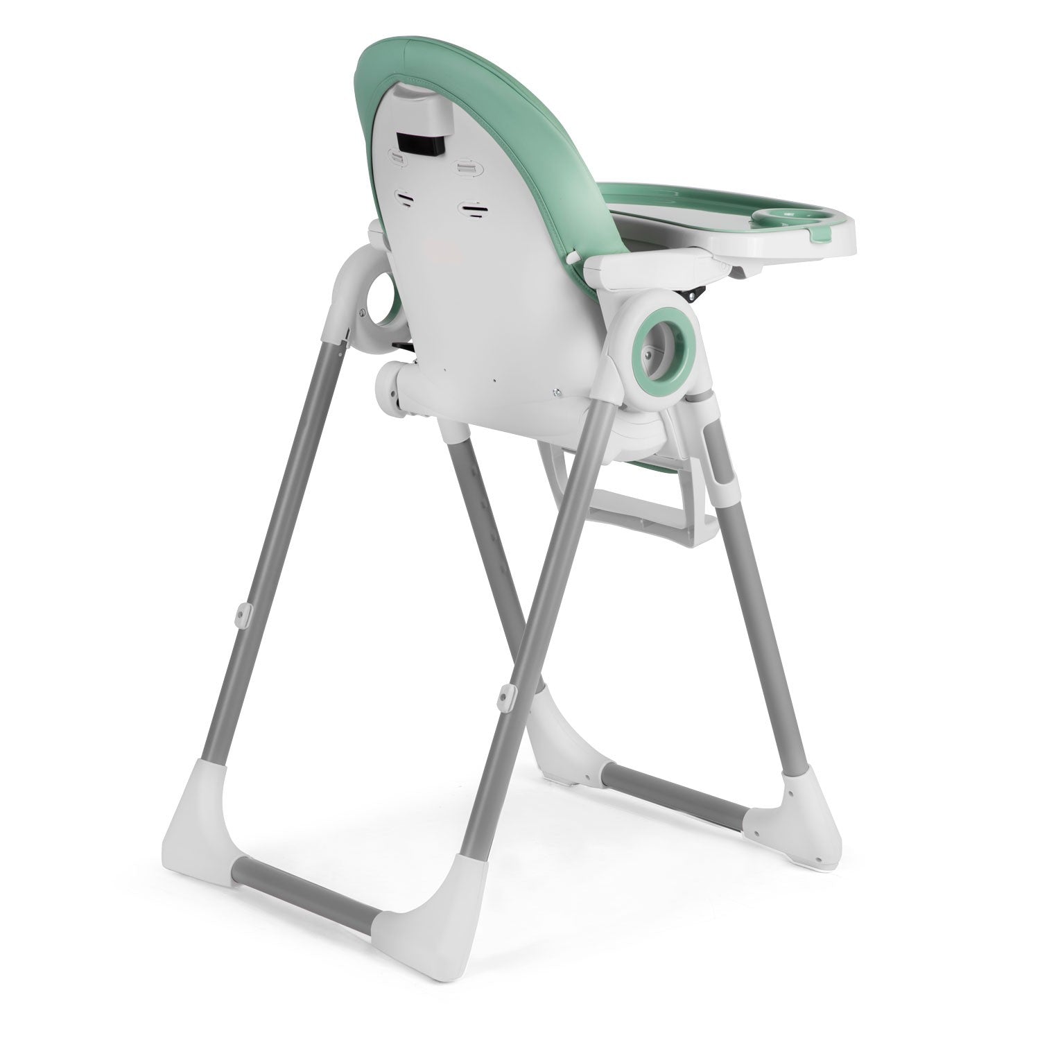 Maitinimo kėdė su staline, Belo žalia spalvos lovelė