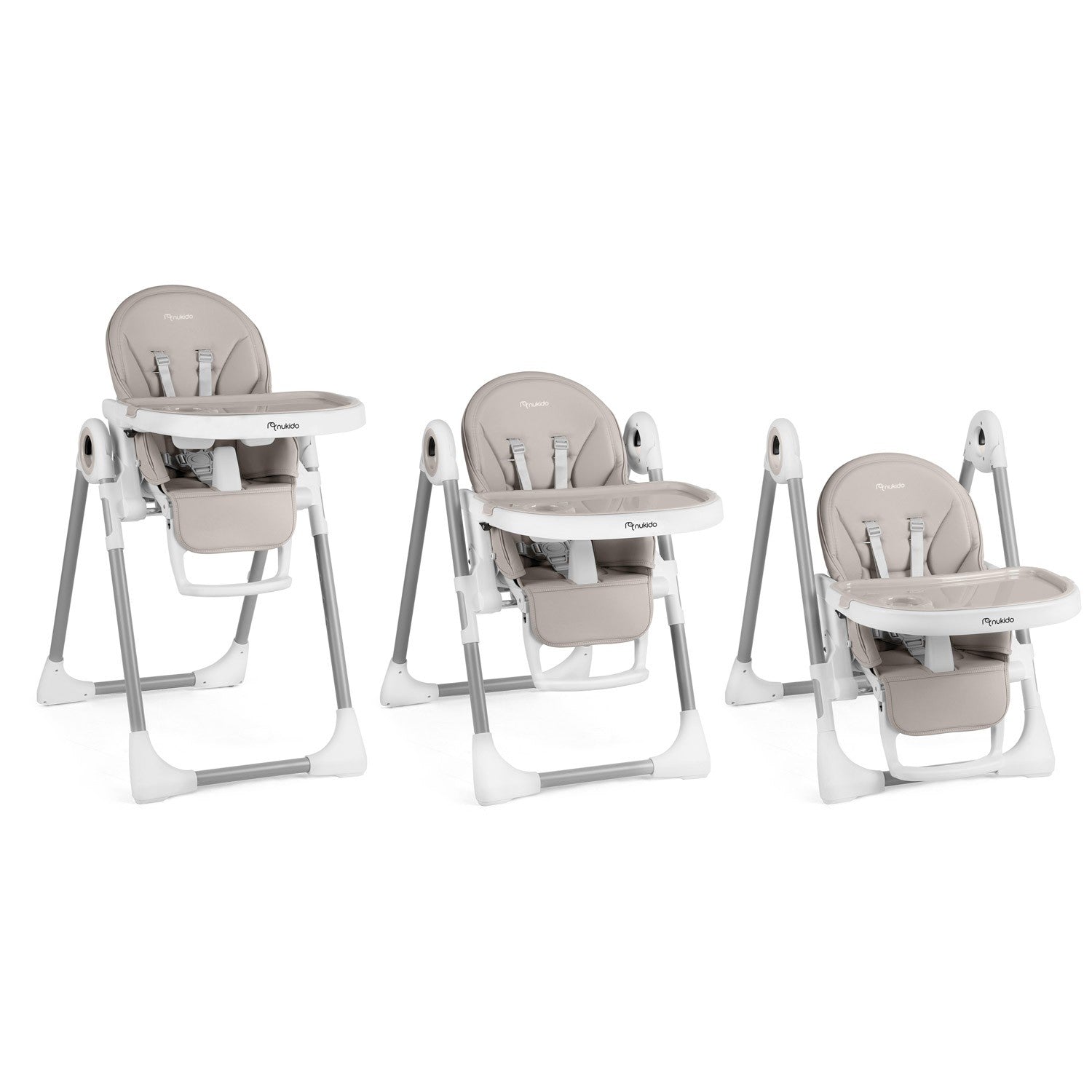 Maitinamoji kėdė su staline, Belo sieros spalvos lovelė