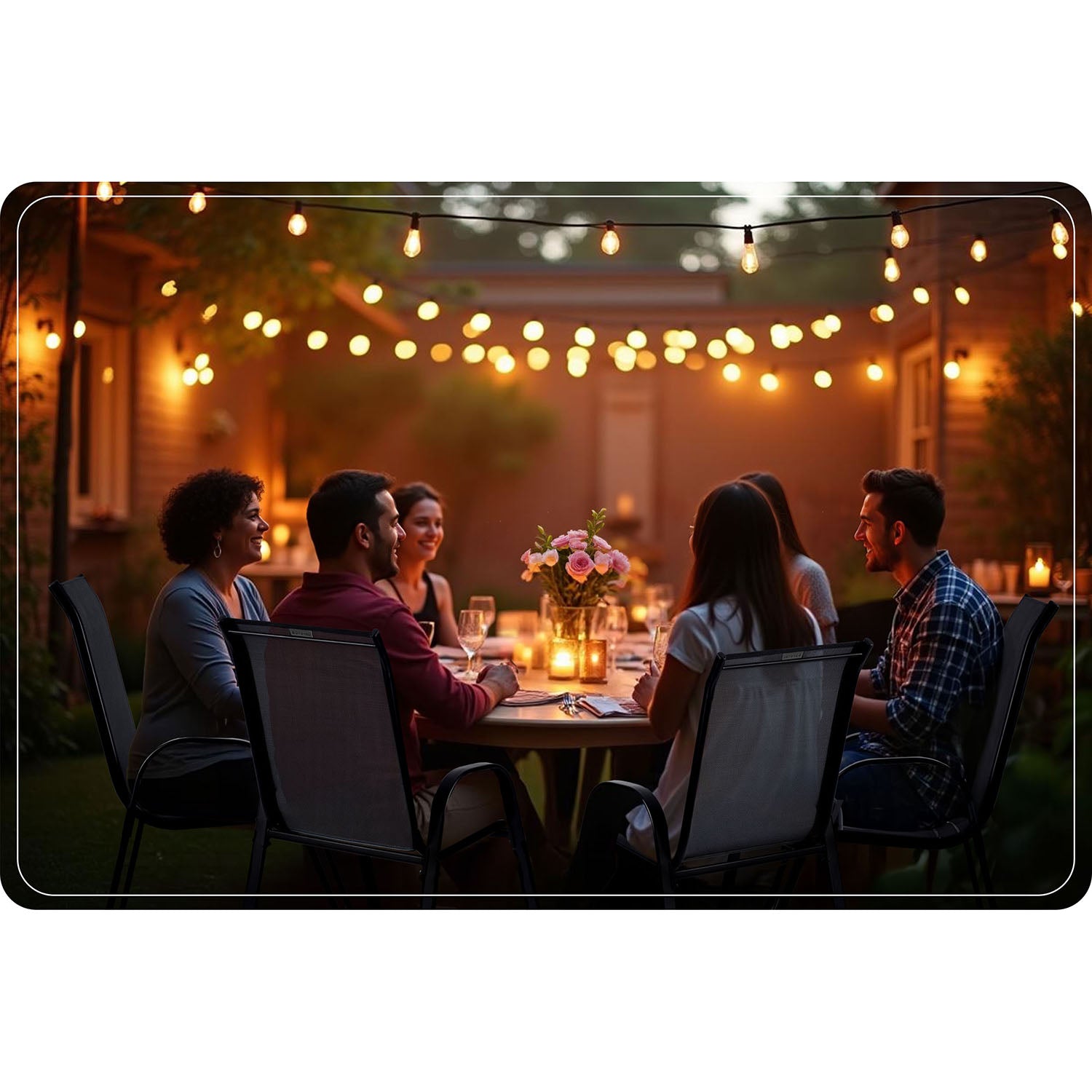 Sofotel SO-980 tekstilės sodo kėdės, komplektas, 2 vienetai