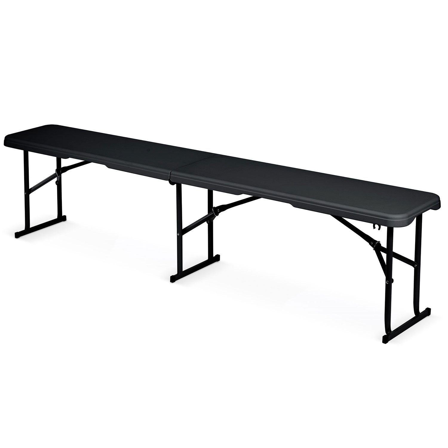 180 cm apvalinamoji sodo stogo juoda spalva