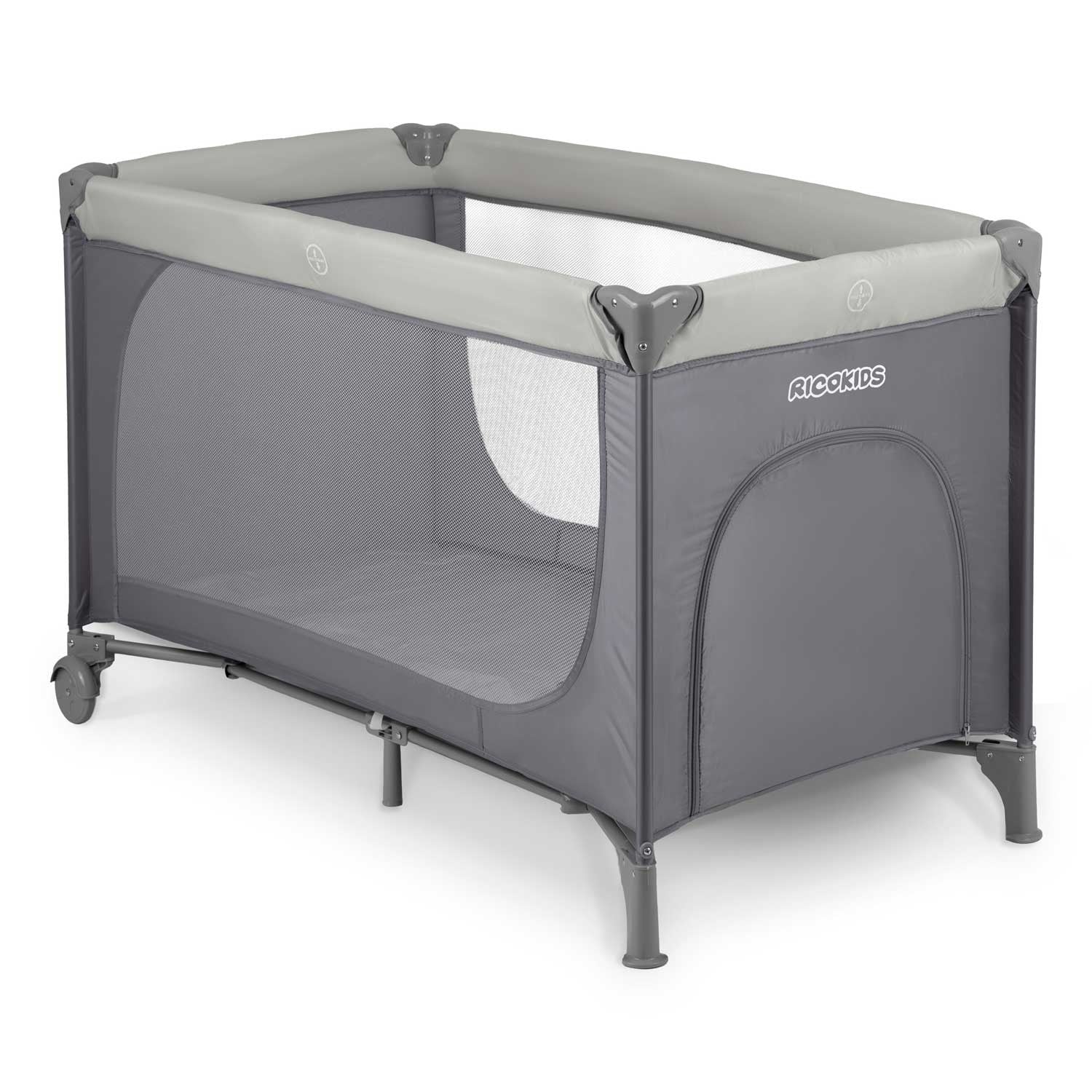 Turistų lovelė 125 x 65 x 78 cm RK-240 šviesiai pilka