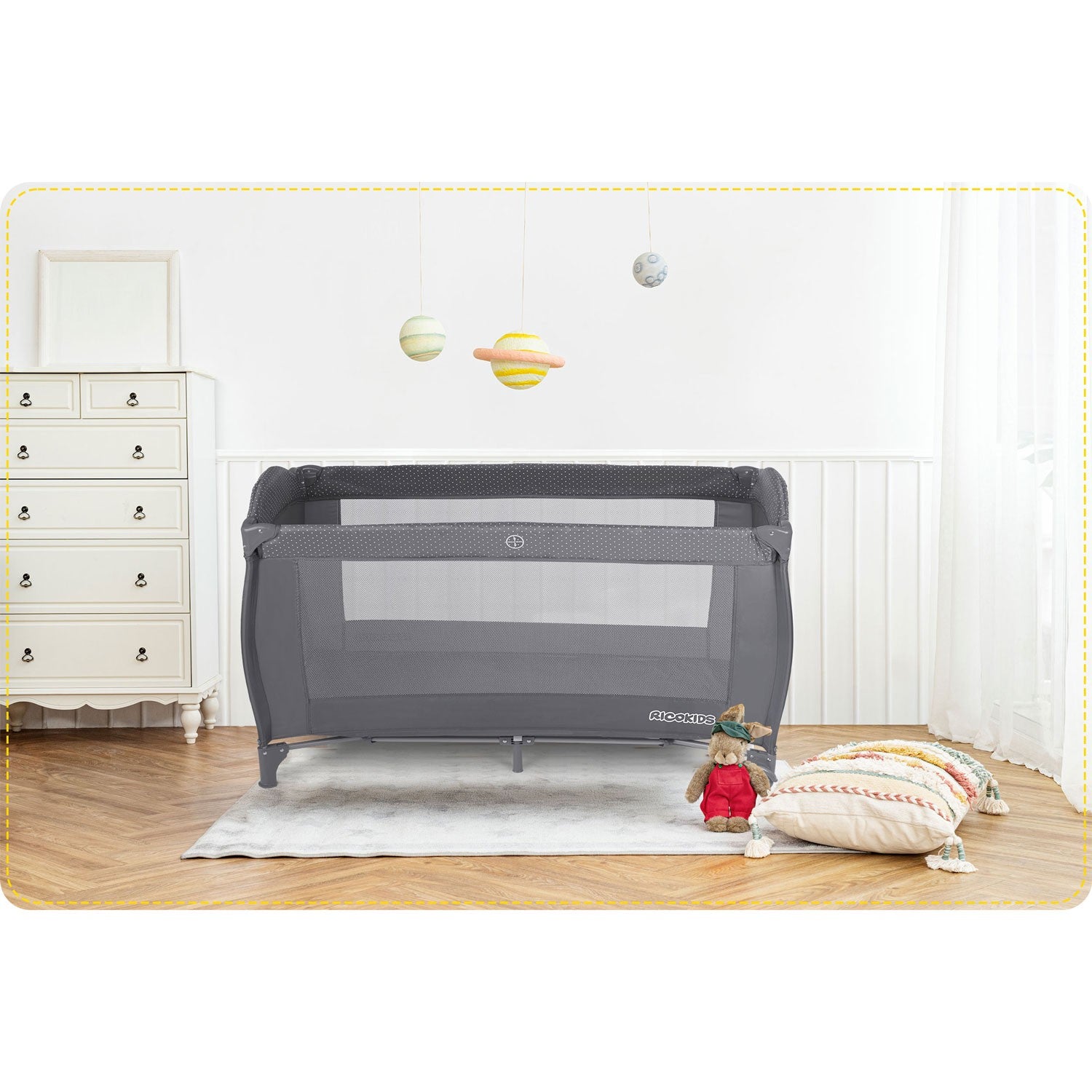 Turistų lovelė 125 x 65 x 78 cm