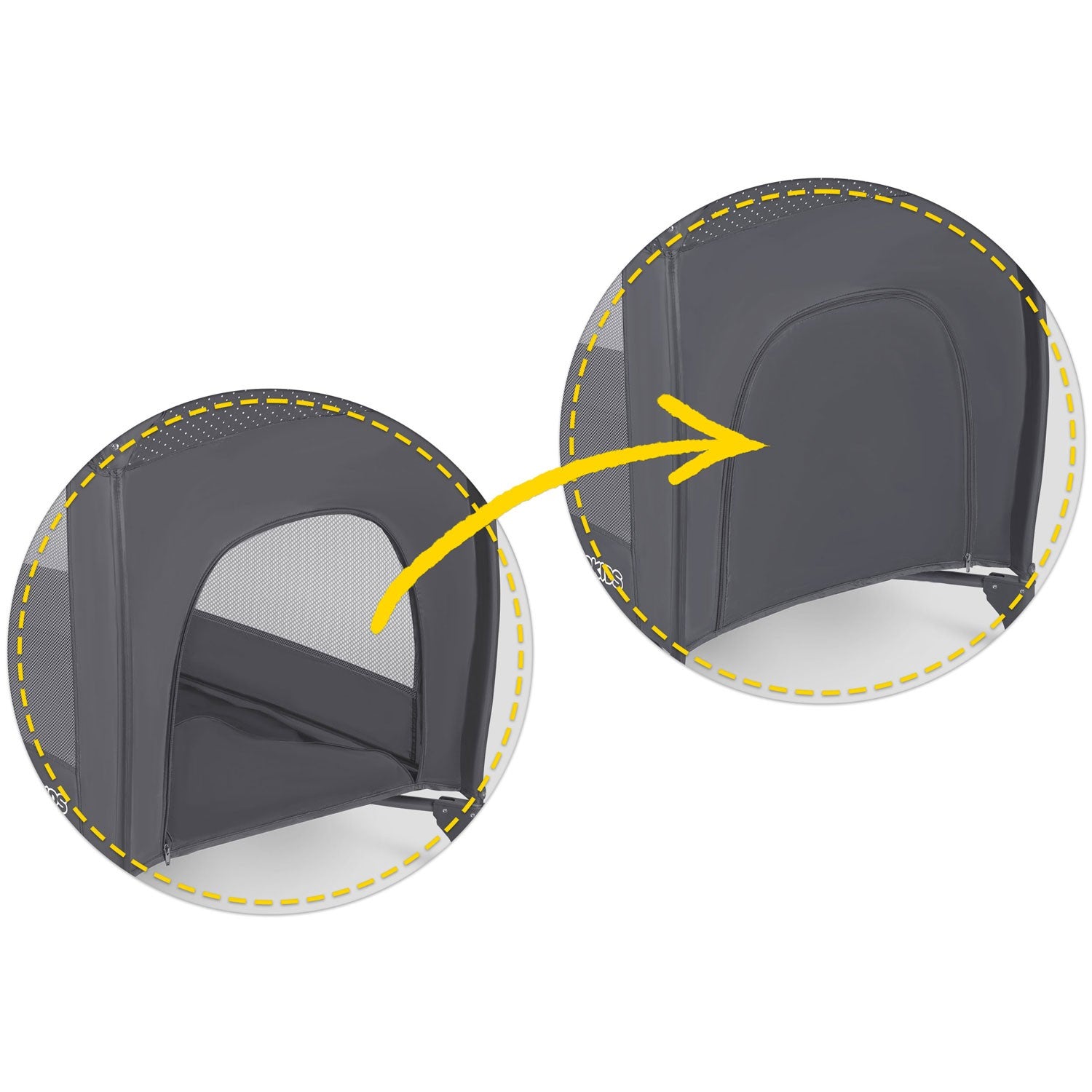 Turistų lovelė 125 x 65 x 78 cm