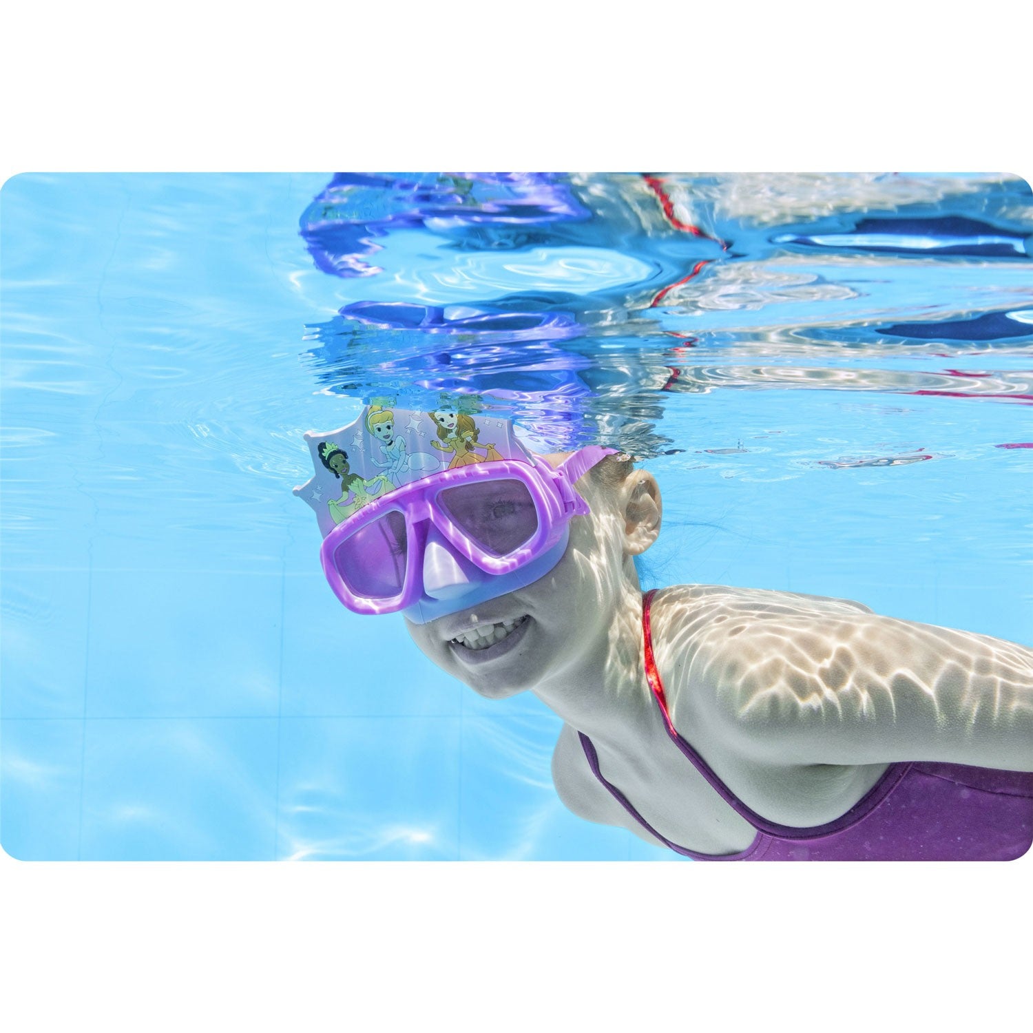 Princesės Bestway 9102X vaikų plaukimo kaukė