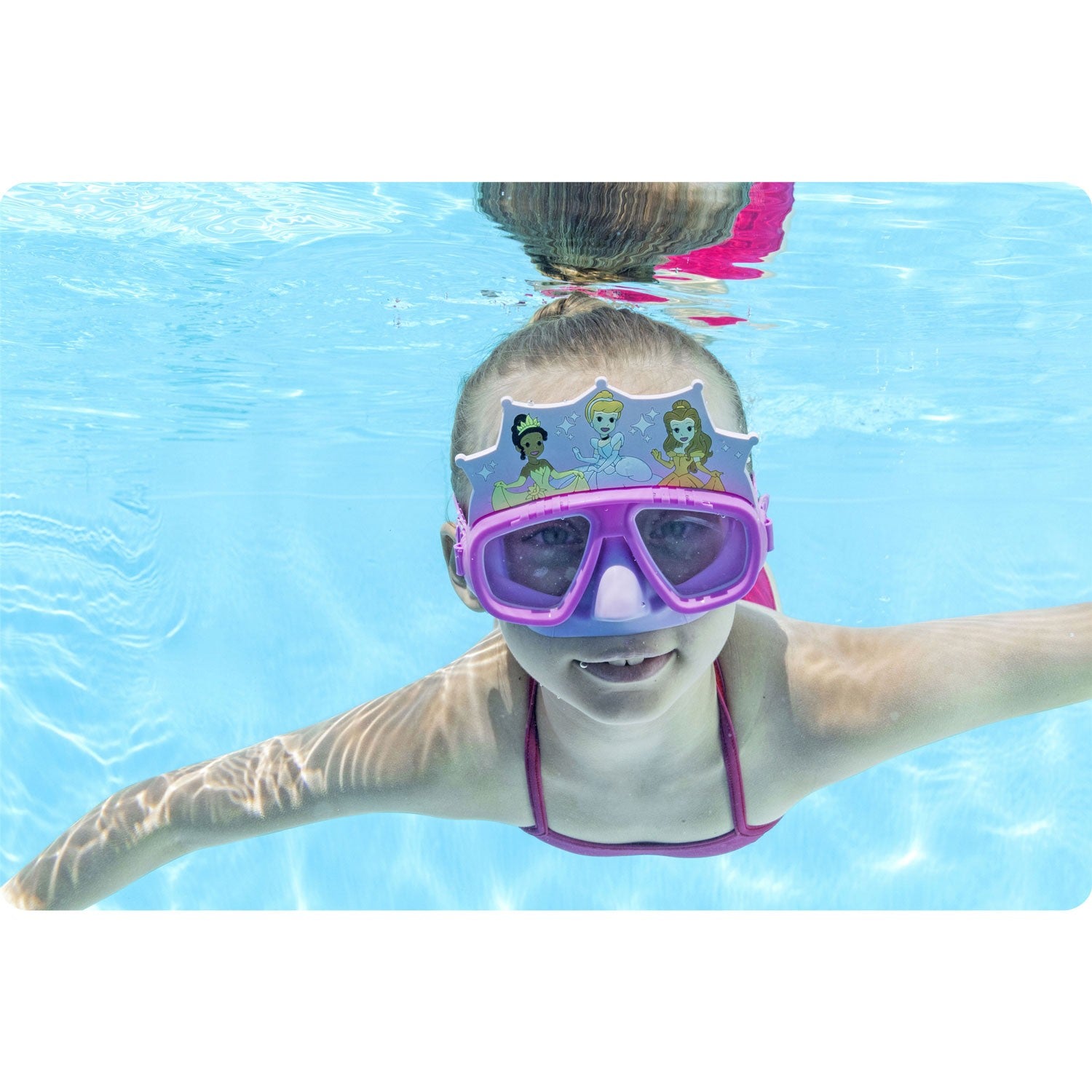Princesės Bestway 9102X vaikų plaukimo kaukė