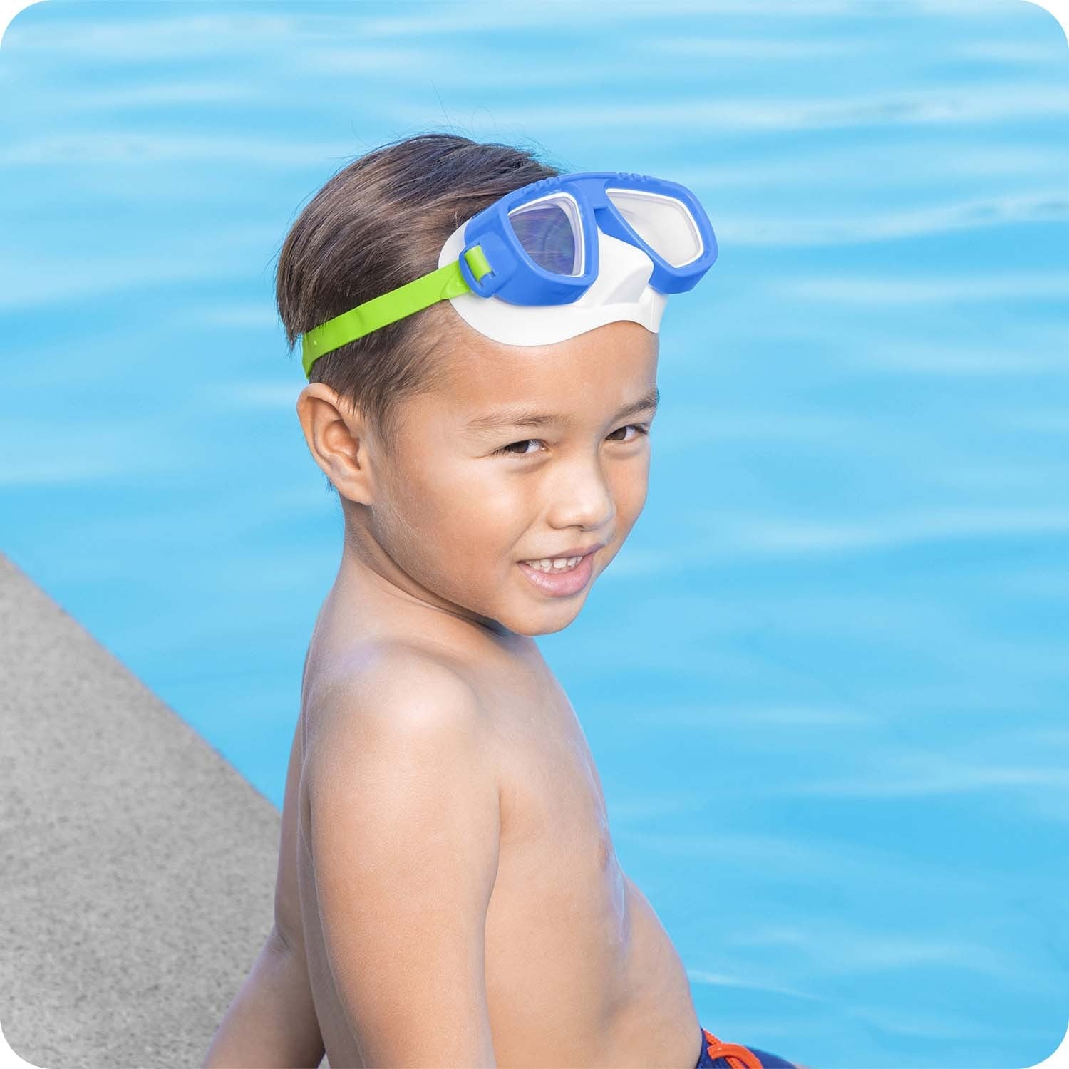 Plaukiojančios kaukės mėlynas Bestway 22011