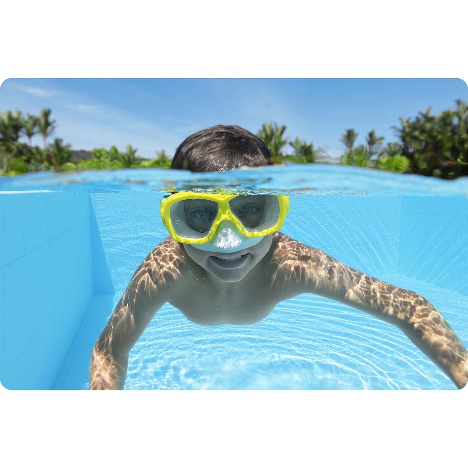 Geltona-raudona Bestway 22039 plaukimo kaukė