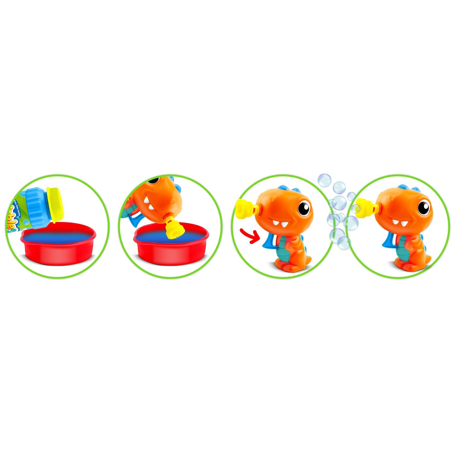 Ricokids RK-905 dinozauro burbulų mašina