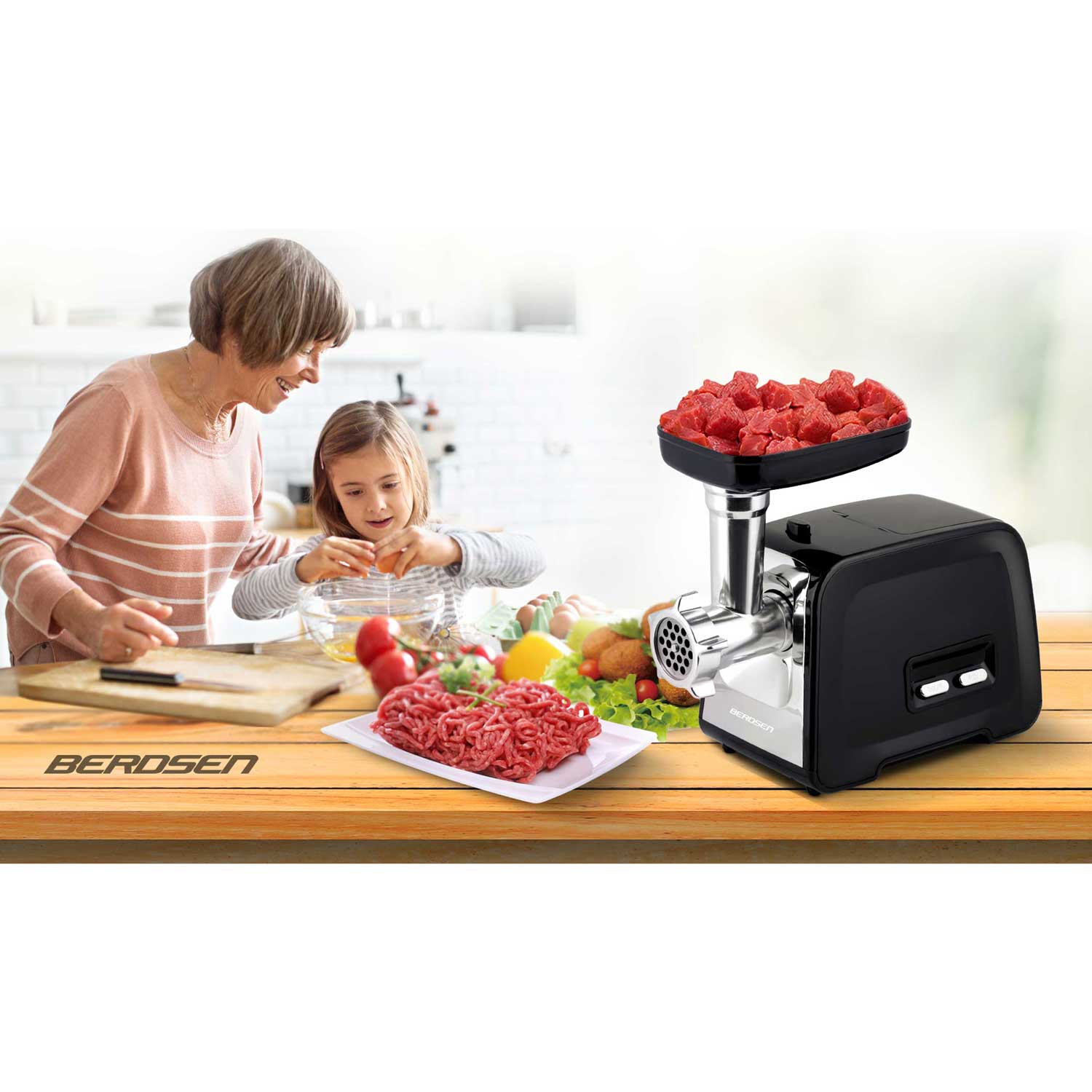 Mėsos malimo mašina BD-601A Berdsen 450/1200W