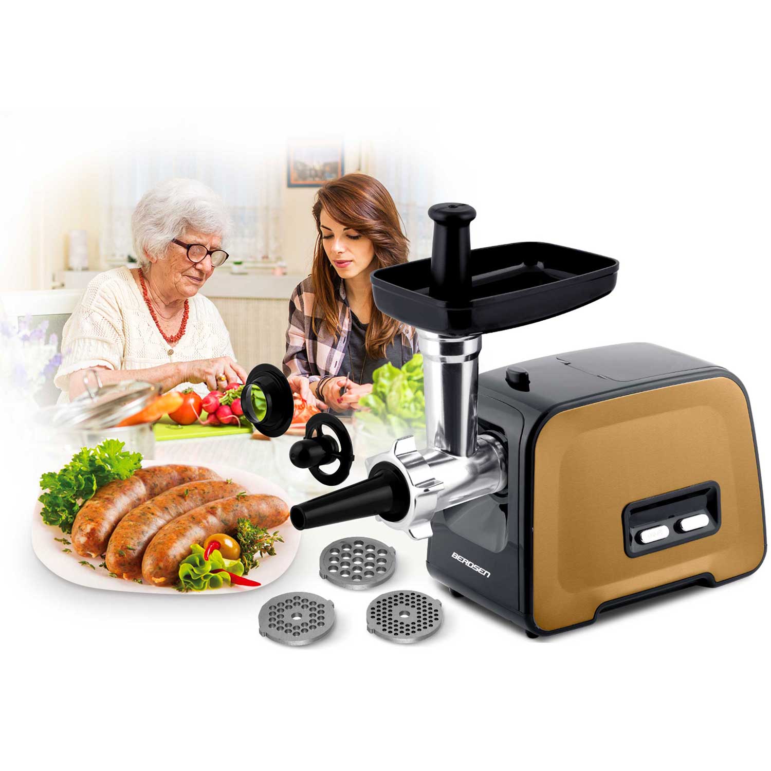 Mėsos Malimo Mašina BD-601B Berdsen 450/1200W