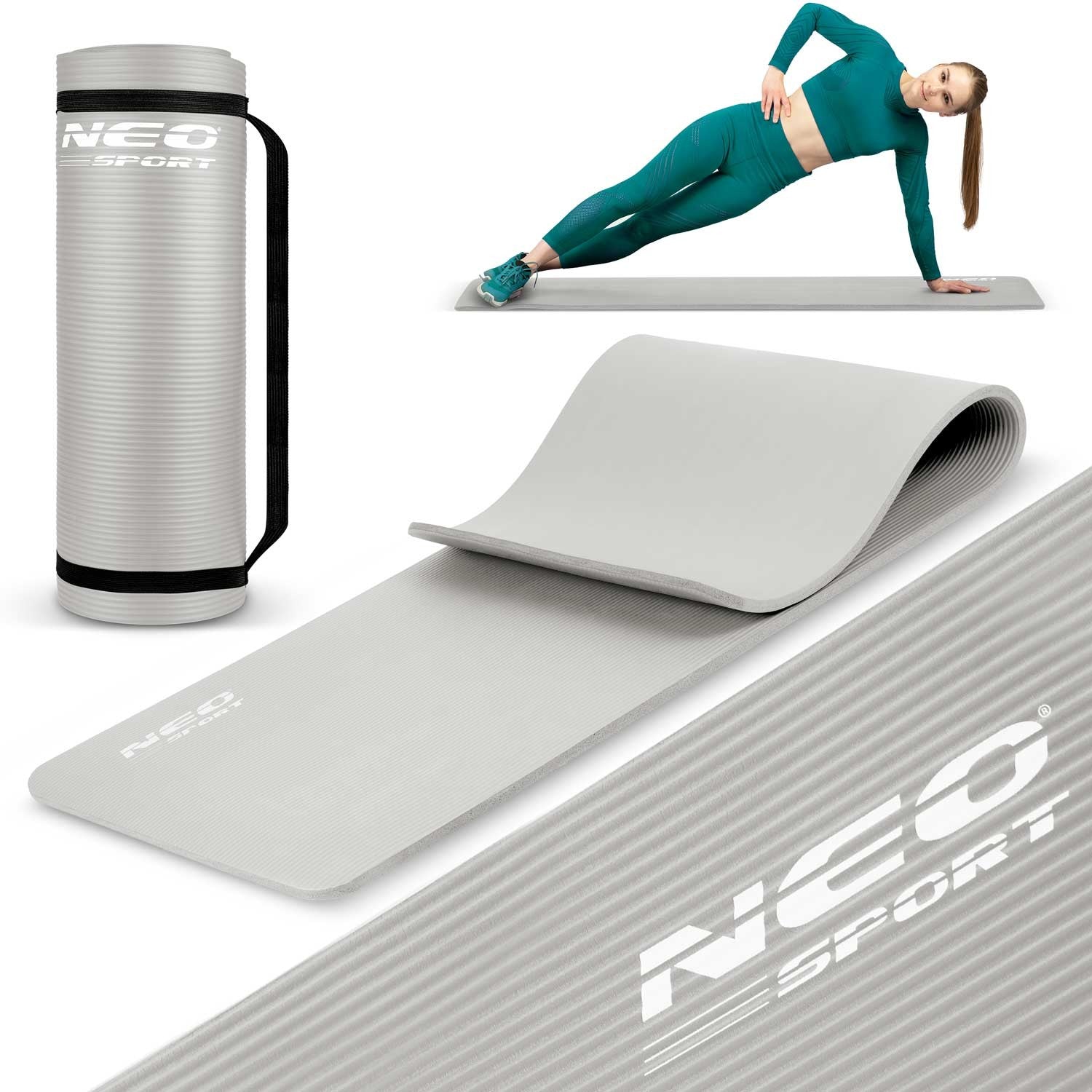 183 x 60 cm Neo-Sport - 192200 pilka