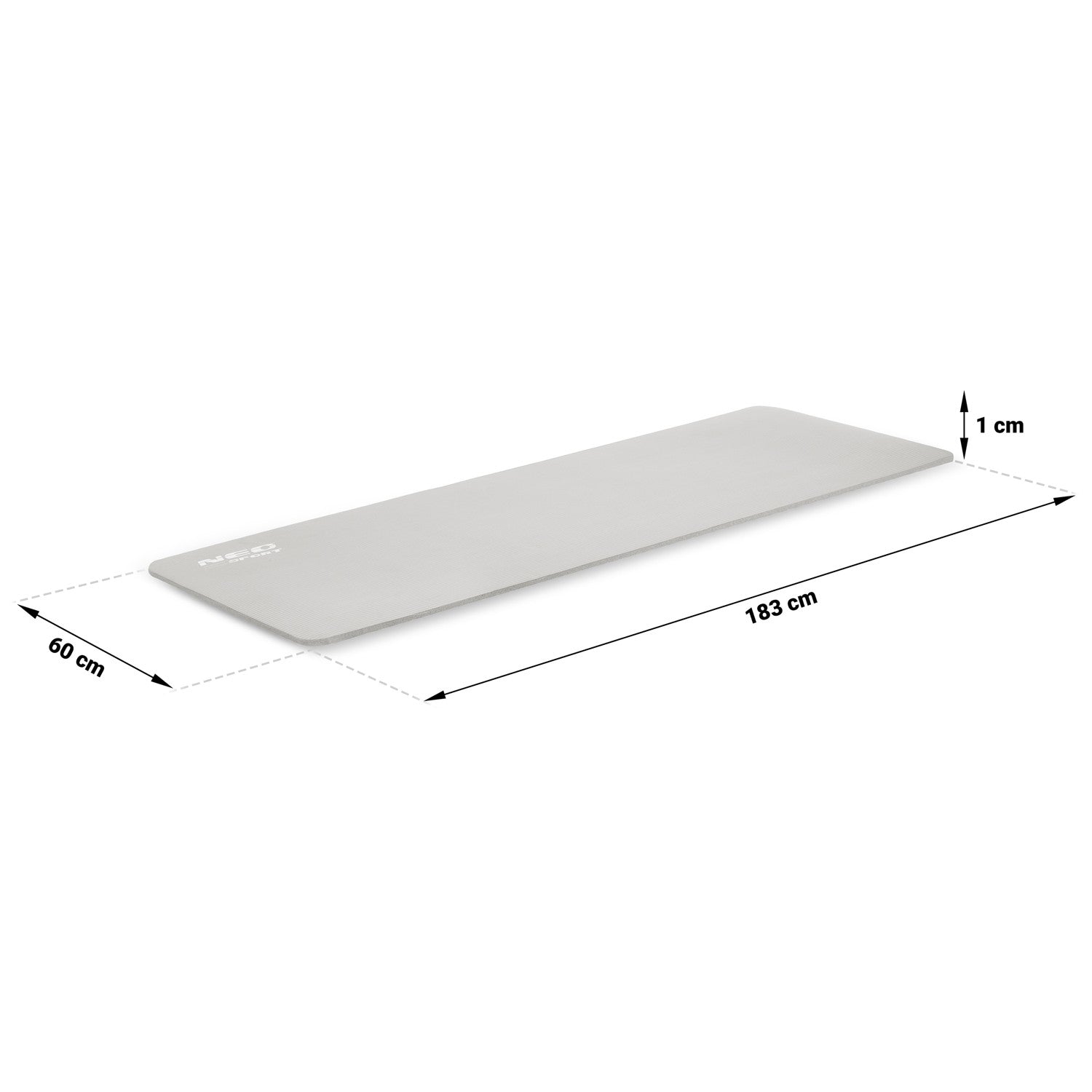 183 x 60 cm Neo-Sport - 192200 pilka