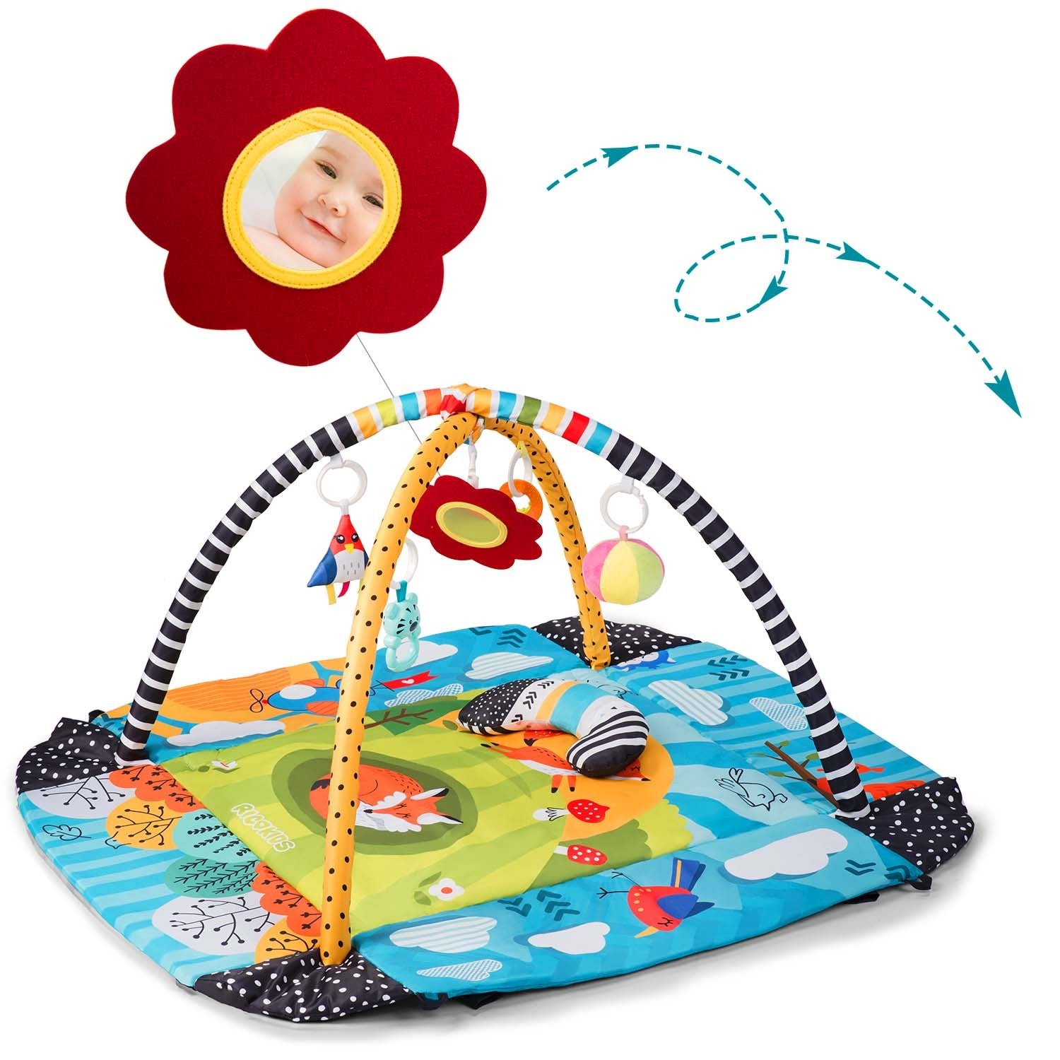 110 x 100 cm interaktyvios Ricokids lazdelės