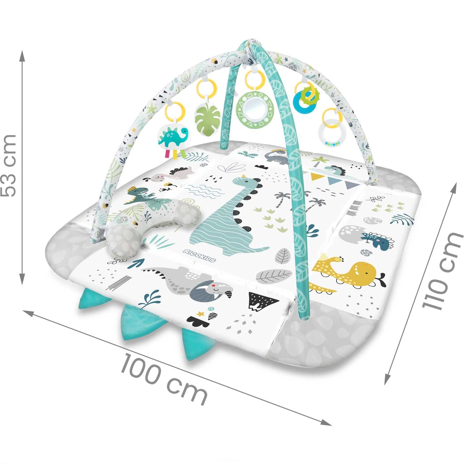 Nessi Ricokids 110 x 100 cm interaktyvios edukacinės kilimės
