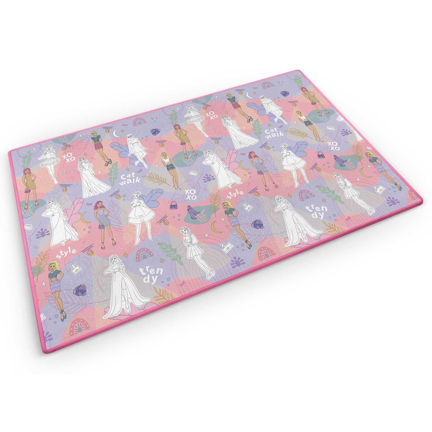 Spalvinimo pelės mata, suvyniota 200 x 120 x 0,3 cm Ricokids RK-343