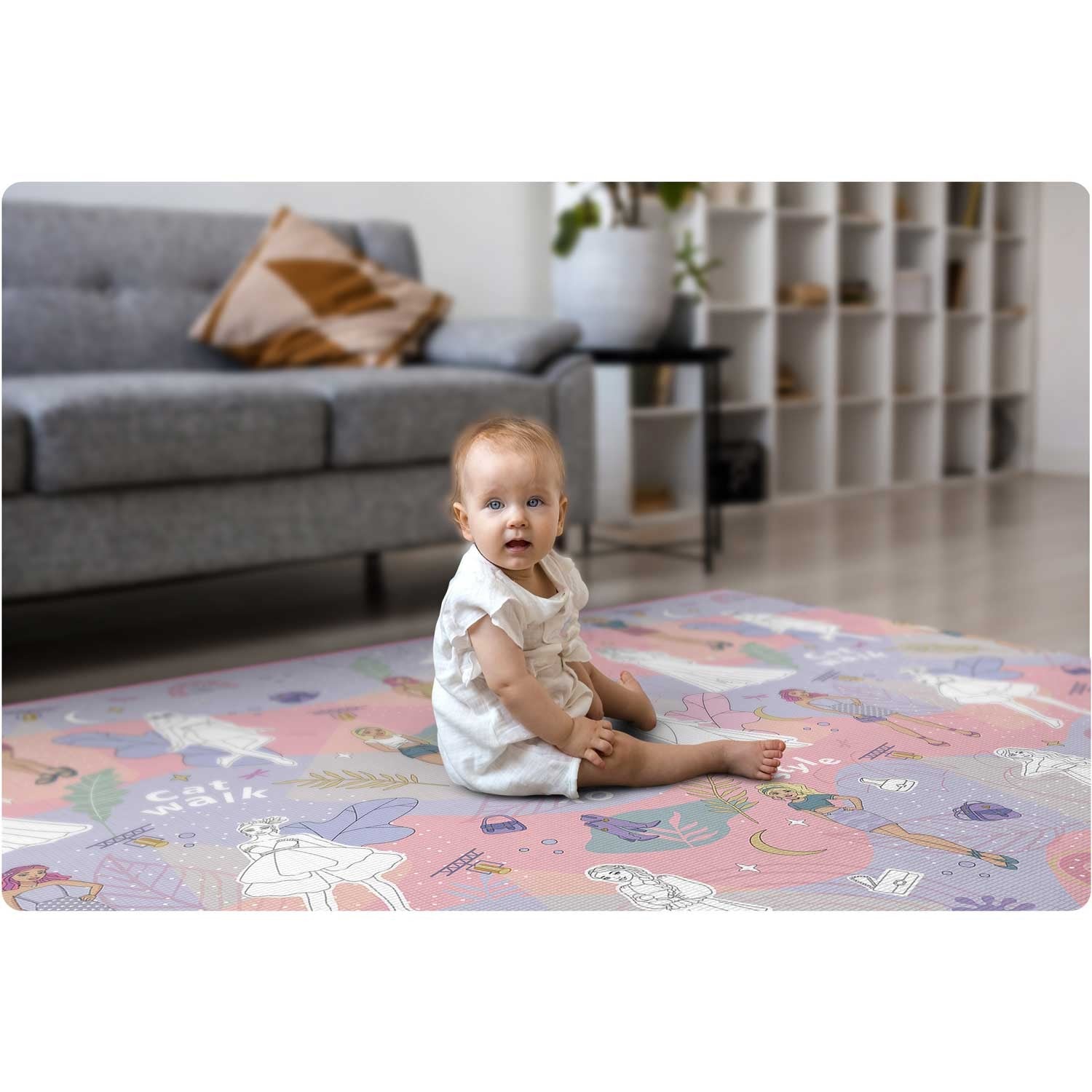 Spalvinimo pelės mata, suvyniota 200 x 120 x 0,3 cm Ricokids RK-343