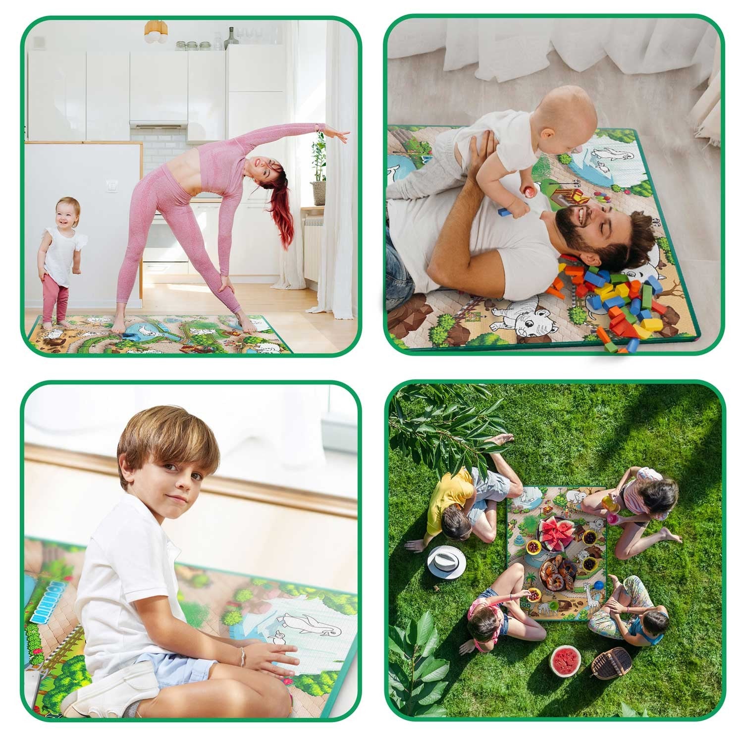 120 x 90 x 0,3 cm Ricokids RK-344 dažymo putų mata