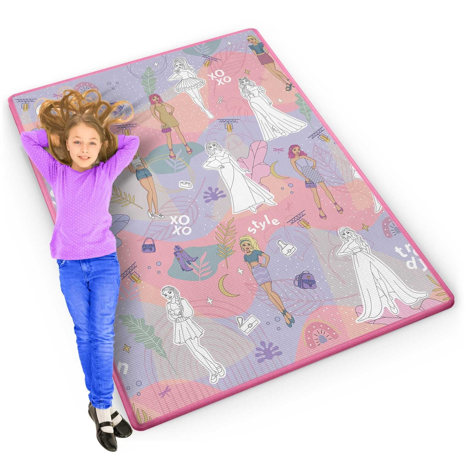 120 x 90 x 0,3 cm Ricokids RK-344 dažymo putų mata