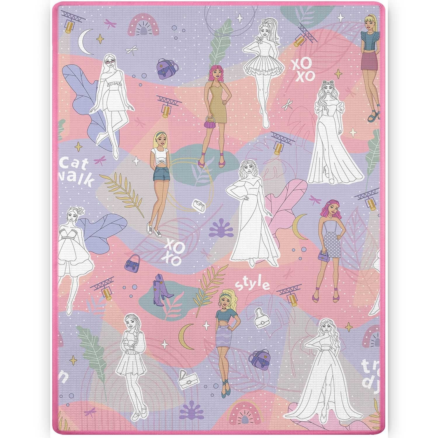 120 x 90 x 0,3 cm Ricokids RK-344 dažymo putų mata