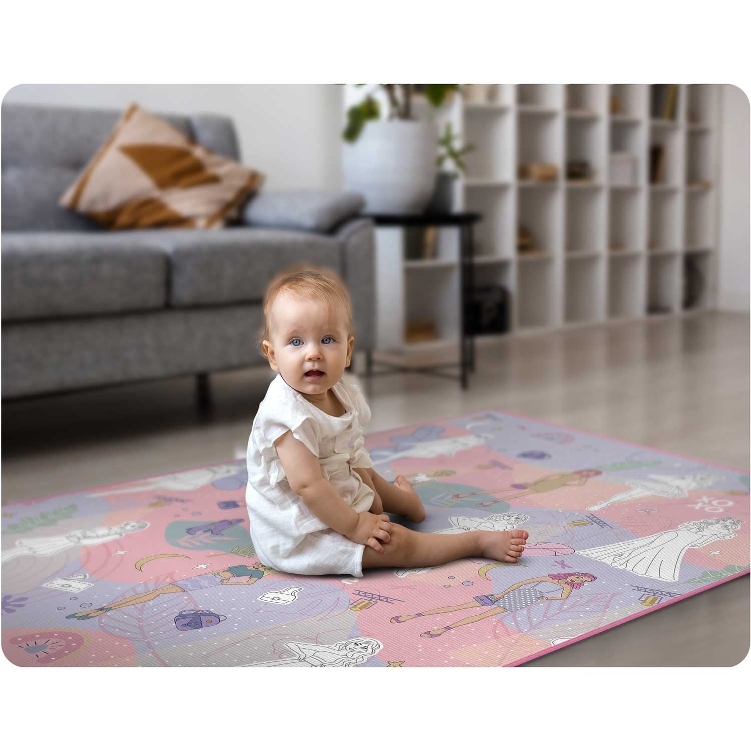 120 x 90 x 0,3 cm Ricokids RK-344 dažymo putų mata