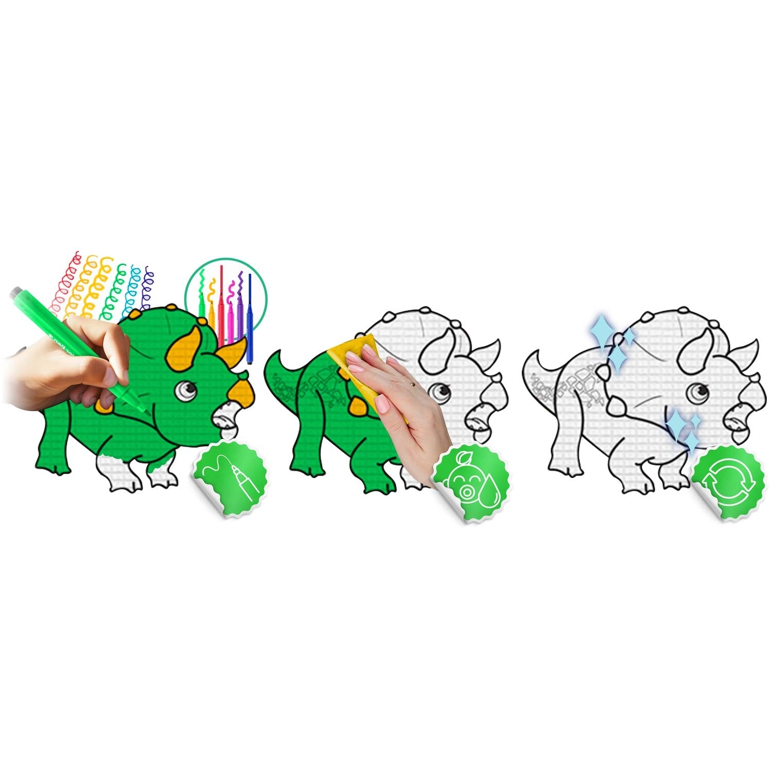 120 x 90 x 0,3 cm Ricokids RK-344 dažymo putų mata