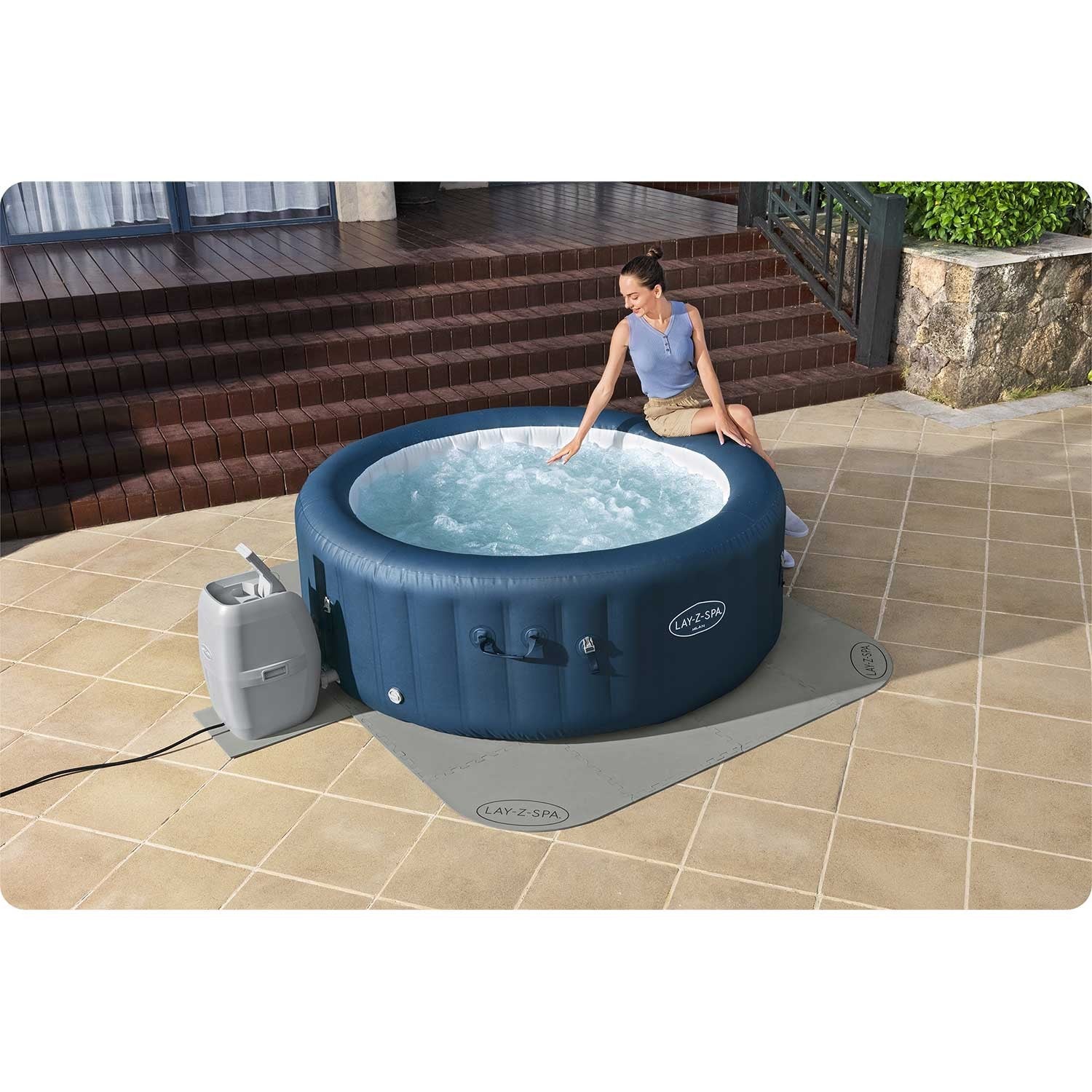 SPA puzzle 50 x 50 cm 16 vienetų Bestway 60334