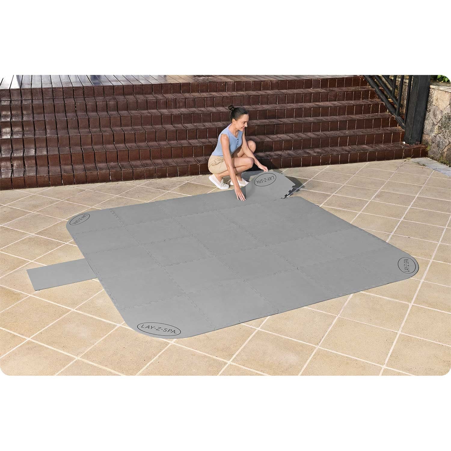 SPA puzzle 50 x 50 cm 16 vienetų Bestway 60334