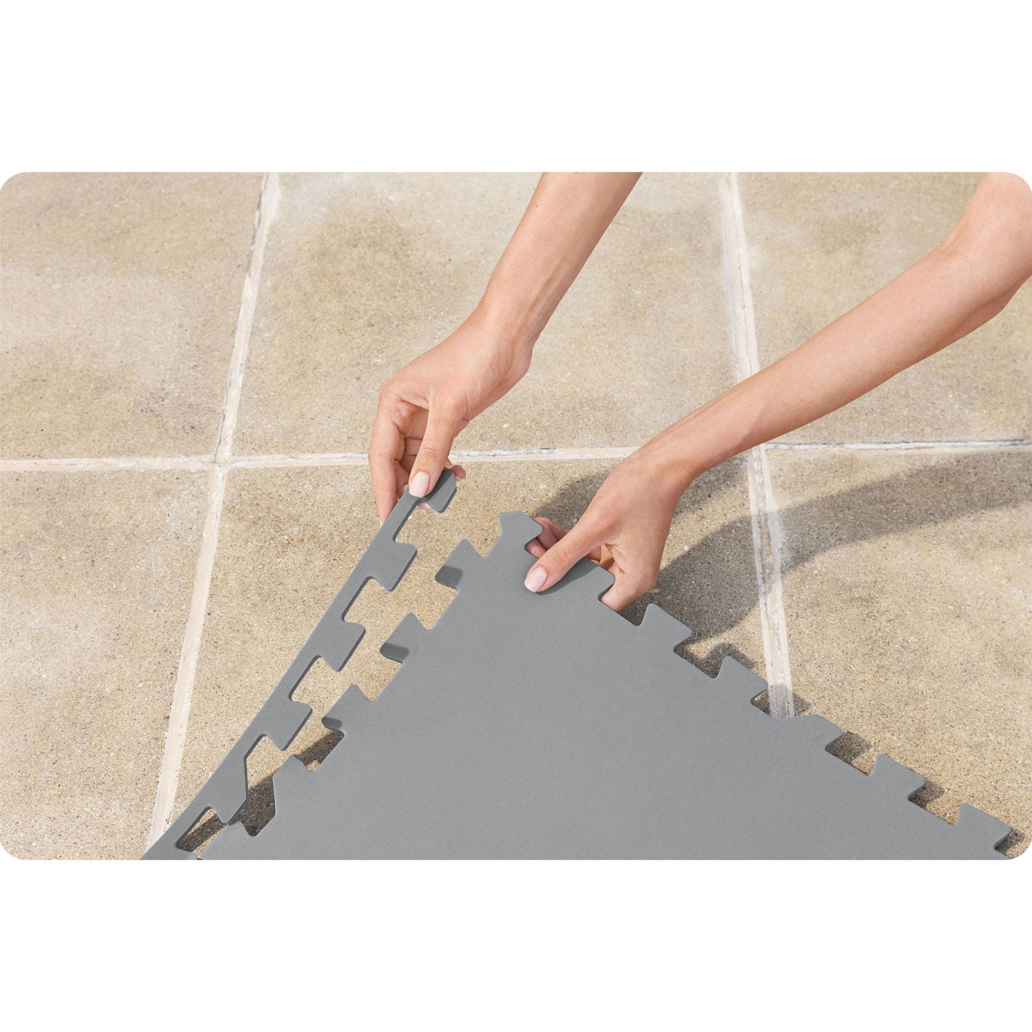 SPA puzzle 50 x 50 cm 16 vienetų Bestway 60334