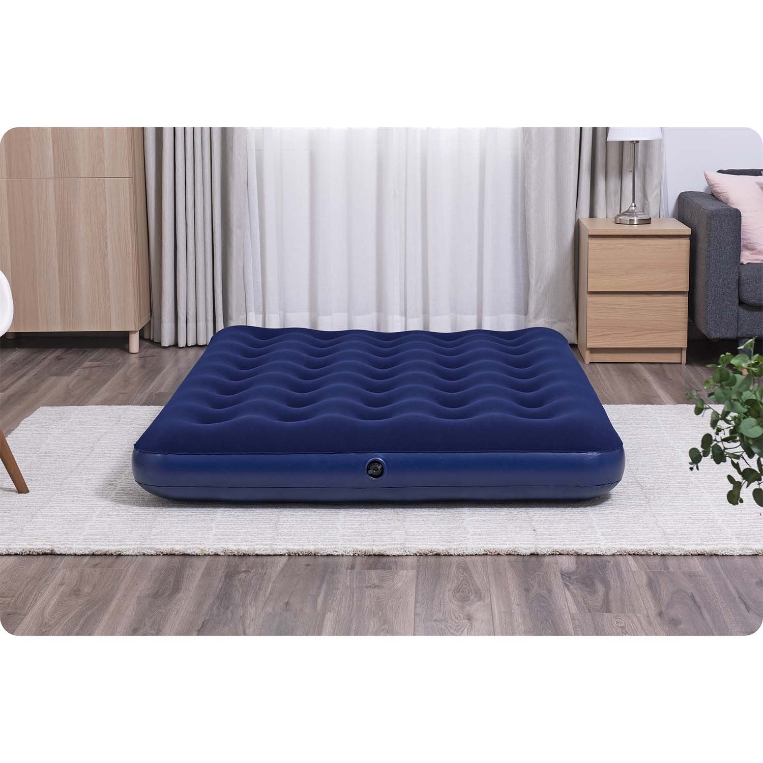 191x132x22 cm pučiamoji čiužinė su stūmokliniu siurbliu Bestway 67002