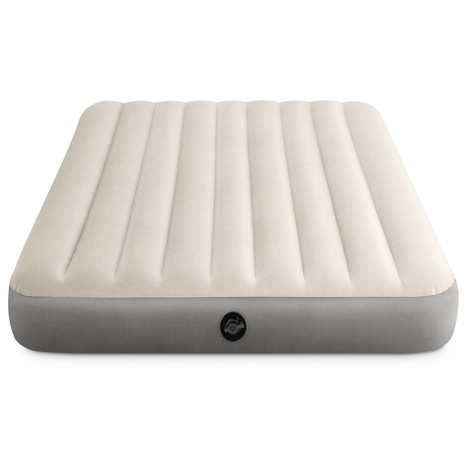 203x152x25 cm pučiamoji čiužinė su INTEX 64103 stūmokliniu siurbliu