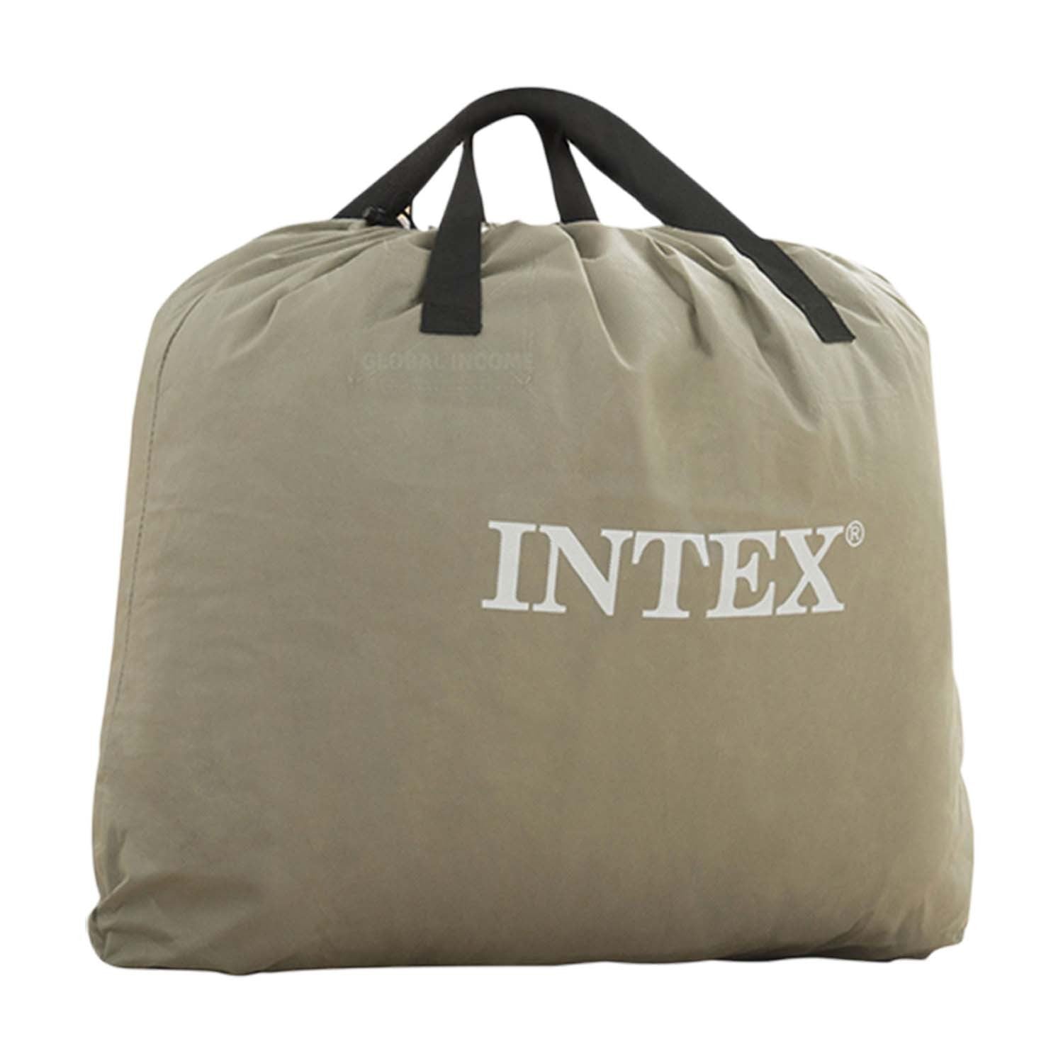 203x152x42 cm pučiamoji čiužinė su įmontuotu INTEX 64136ND elektriniu siurbliu