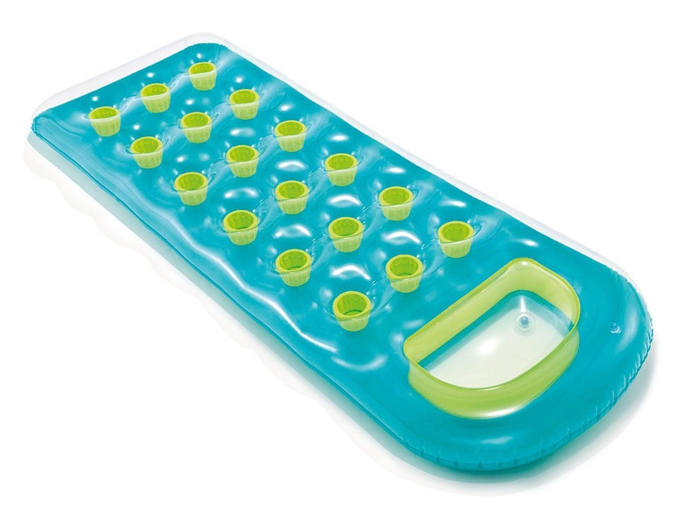 188 x 71 cm INTEX 59895 turkūzų langų paplūdimio matrača