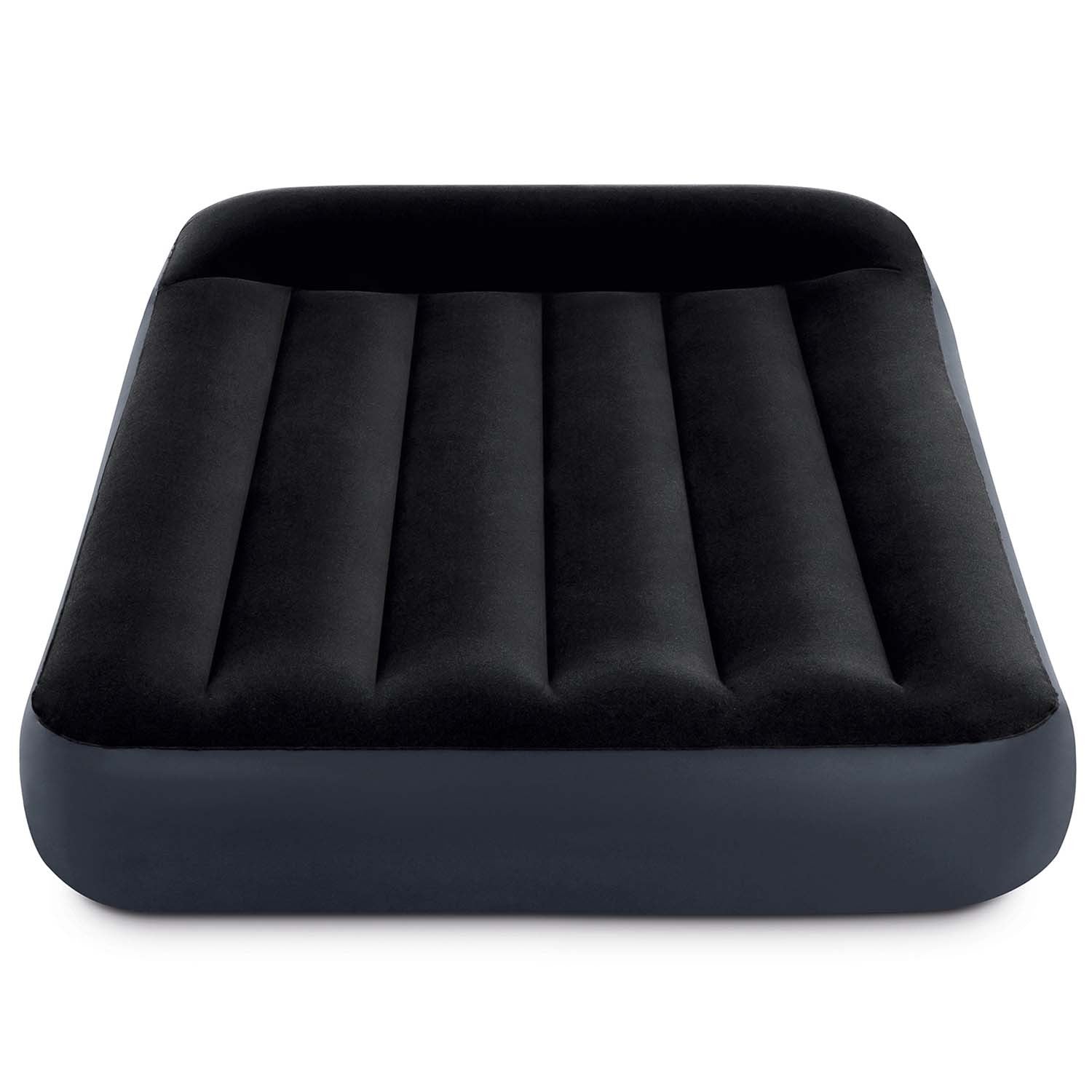 191x99x25 cm padengta čiužinė su INTEX 64141 varžtuvu