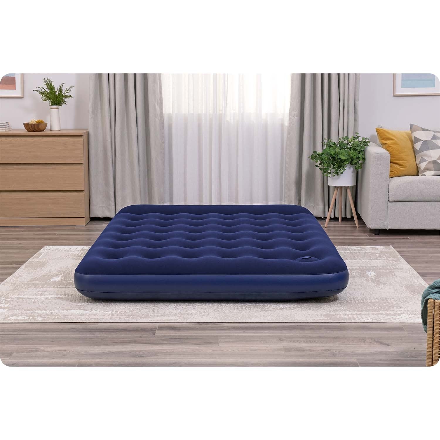 203x152x28 cm pučiamoji čiužinė su įmontuotu kojų siurbliu Bestway 67226