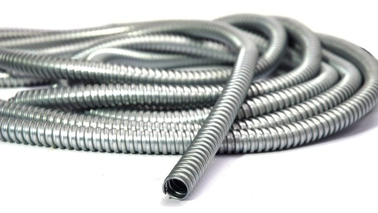 Gofruotas metalinis vamzdis D41 (ritė 25m)