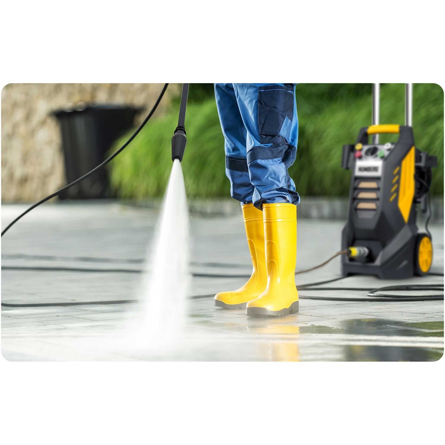 2500 W Humbergo HM-302 slėginė skalbimo mašina