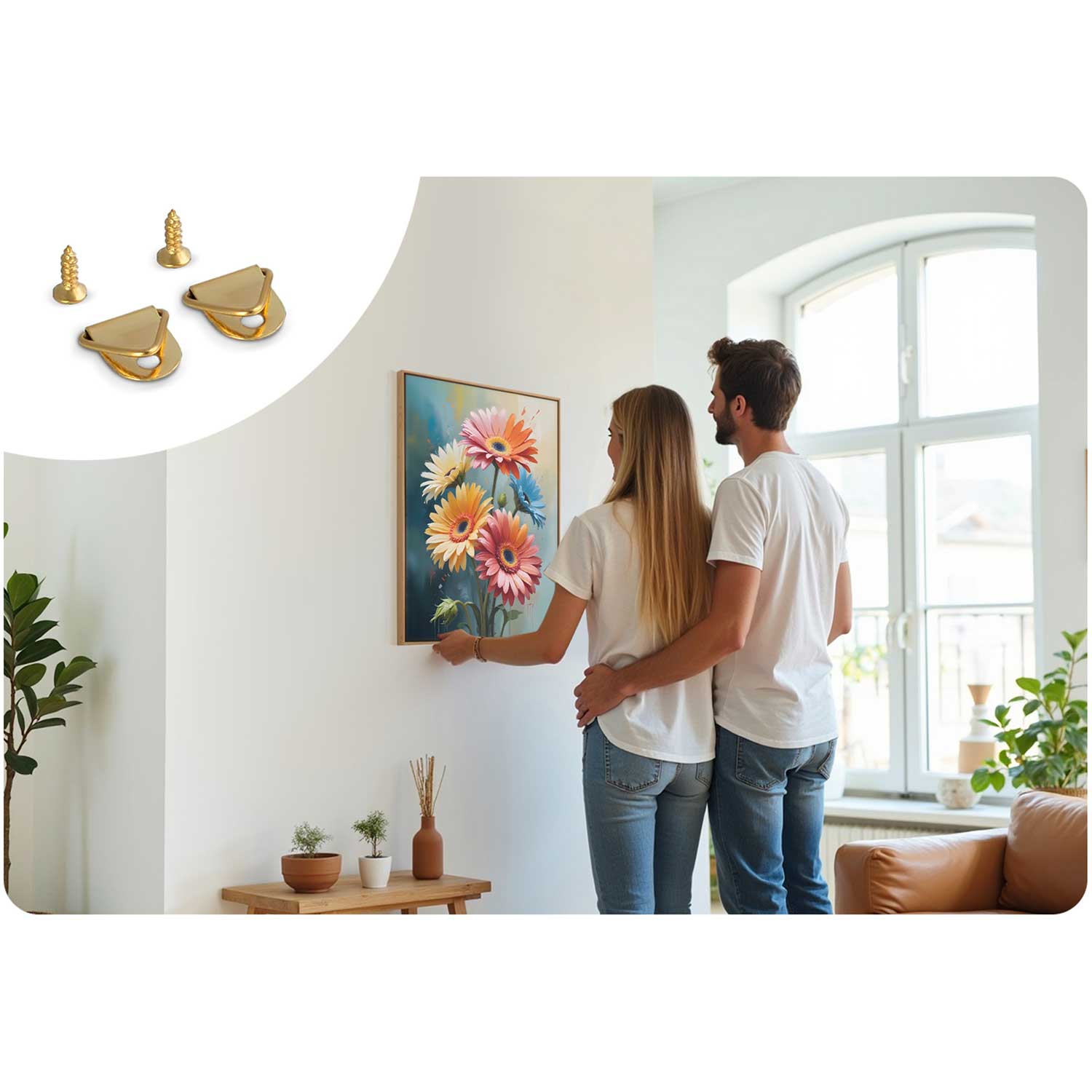 40x50 cm Massido gėlės
