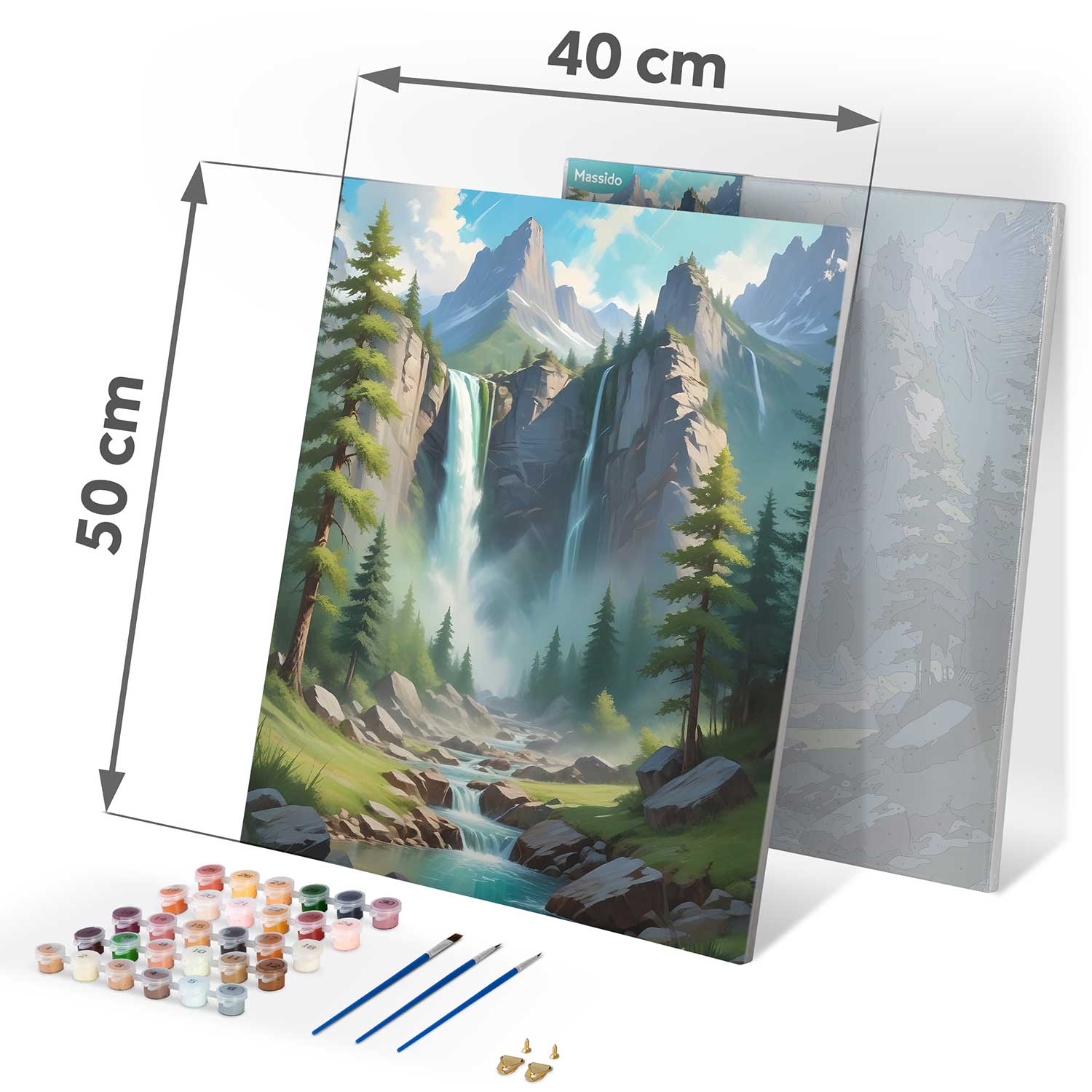 40x50 cm Masido kalnų kraštovaizdis