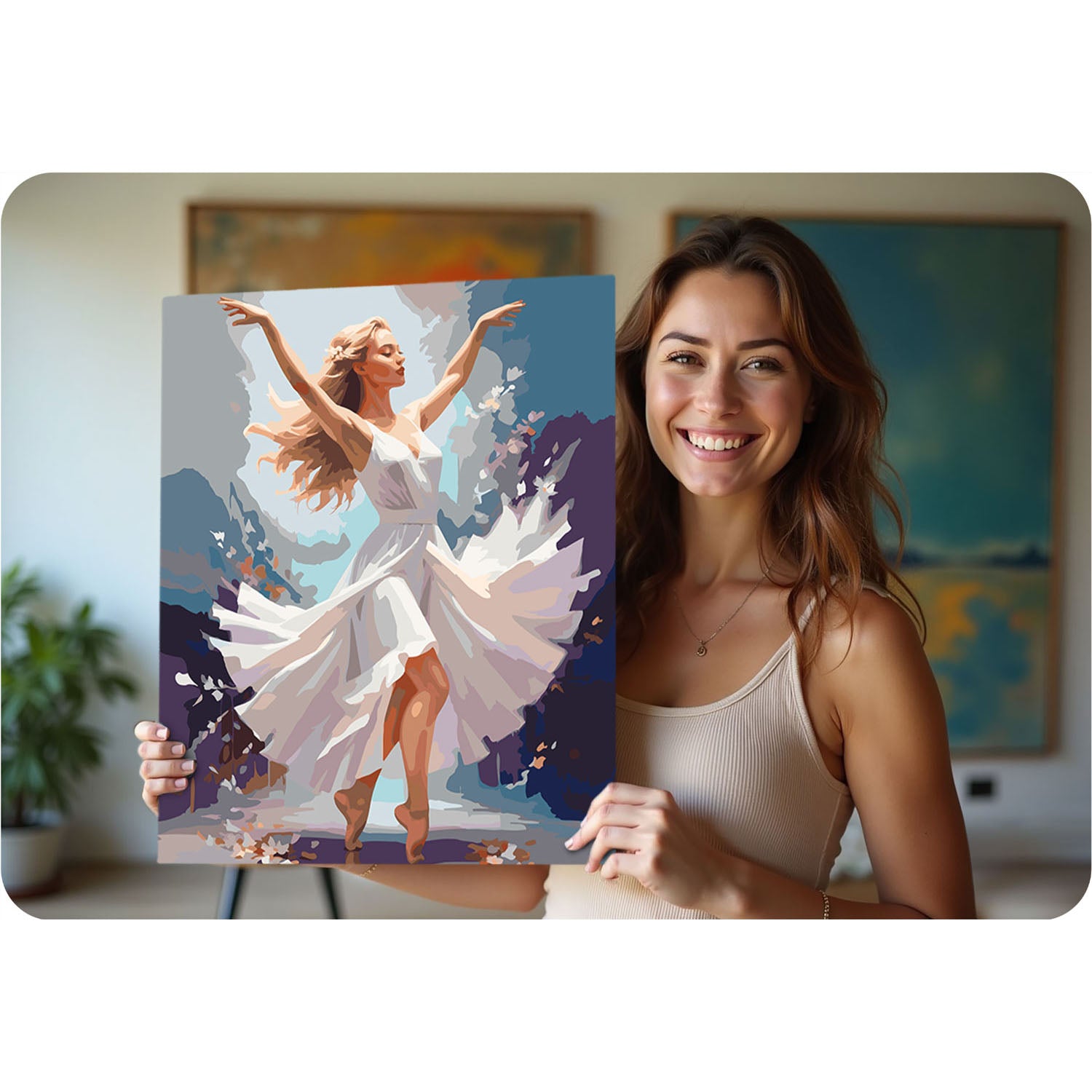 40x50 cm Masido Šokanti moteris