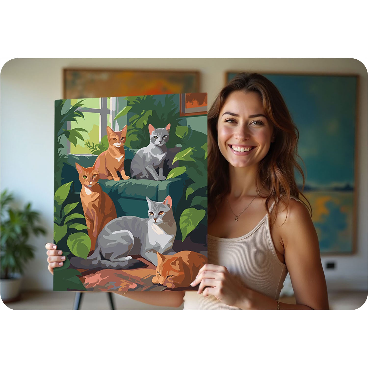 40x50 cm Massido Koty paveikslas