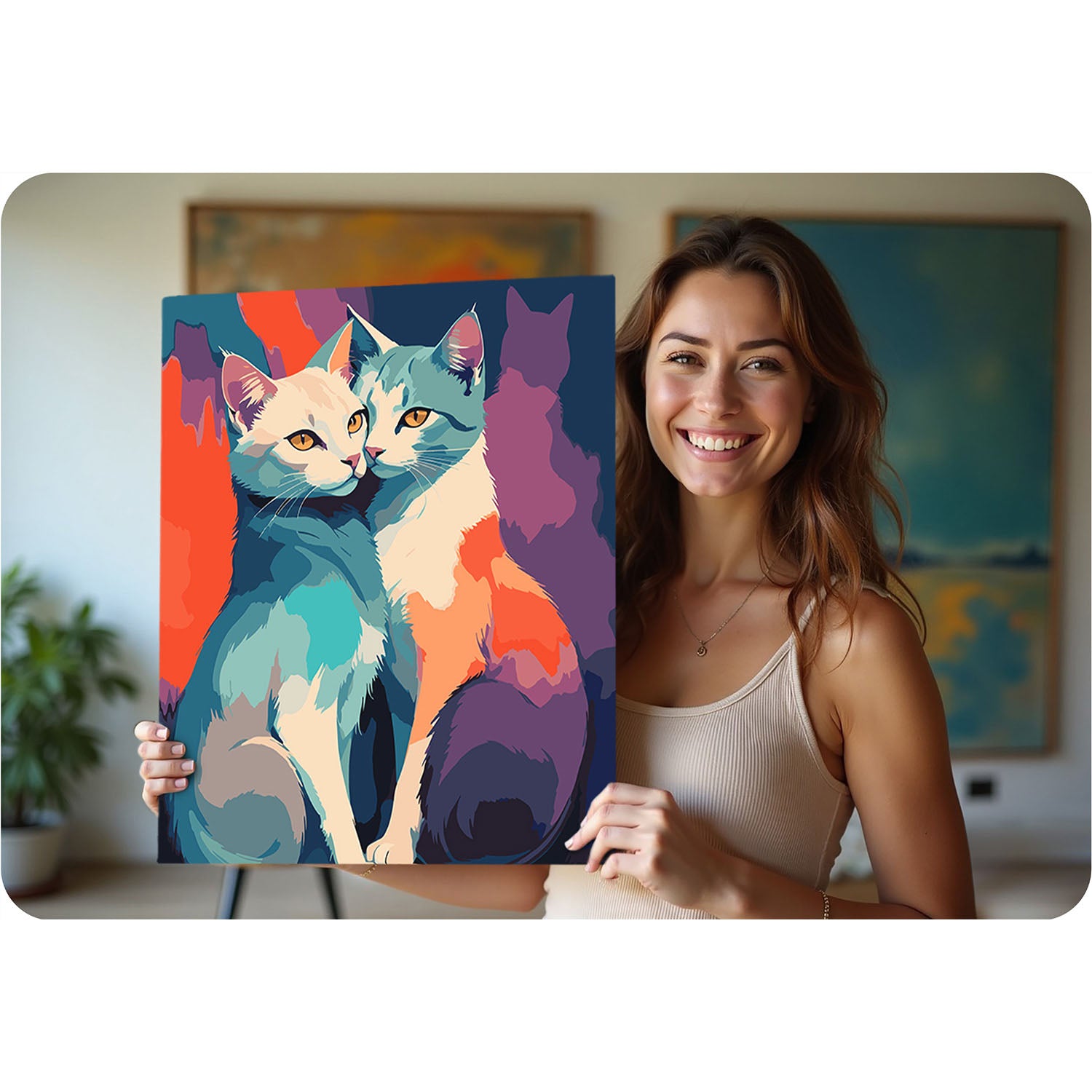 40x50 cm Massido Koty paveikslas