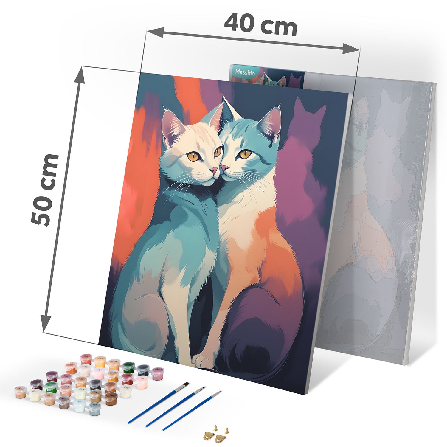 40x50 cm Massido Koty paveikslas