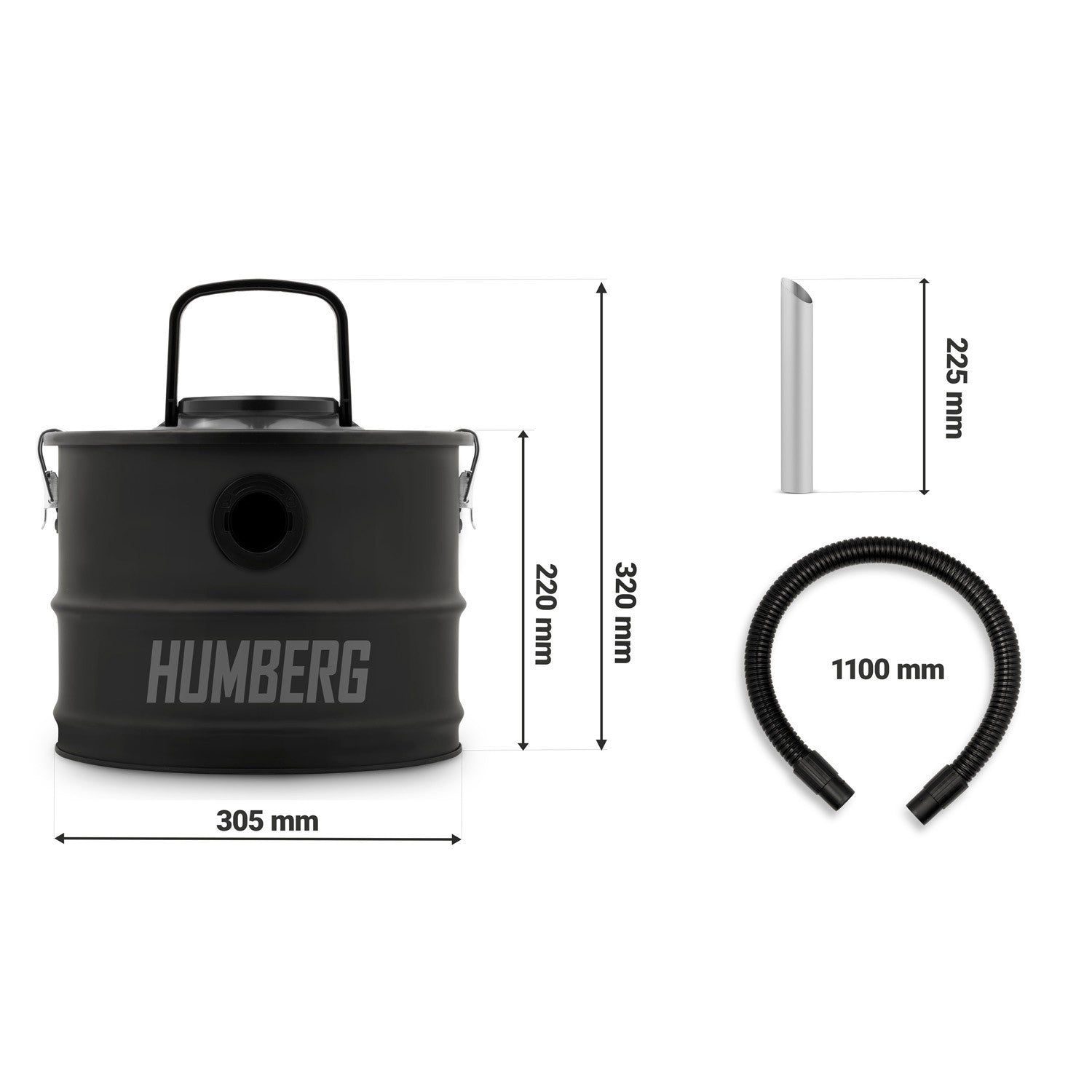 15L 1200W HM-404 degiklio dūmų siurbliai