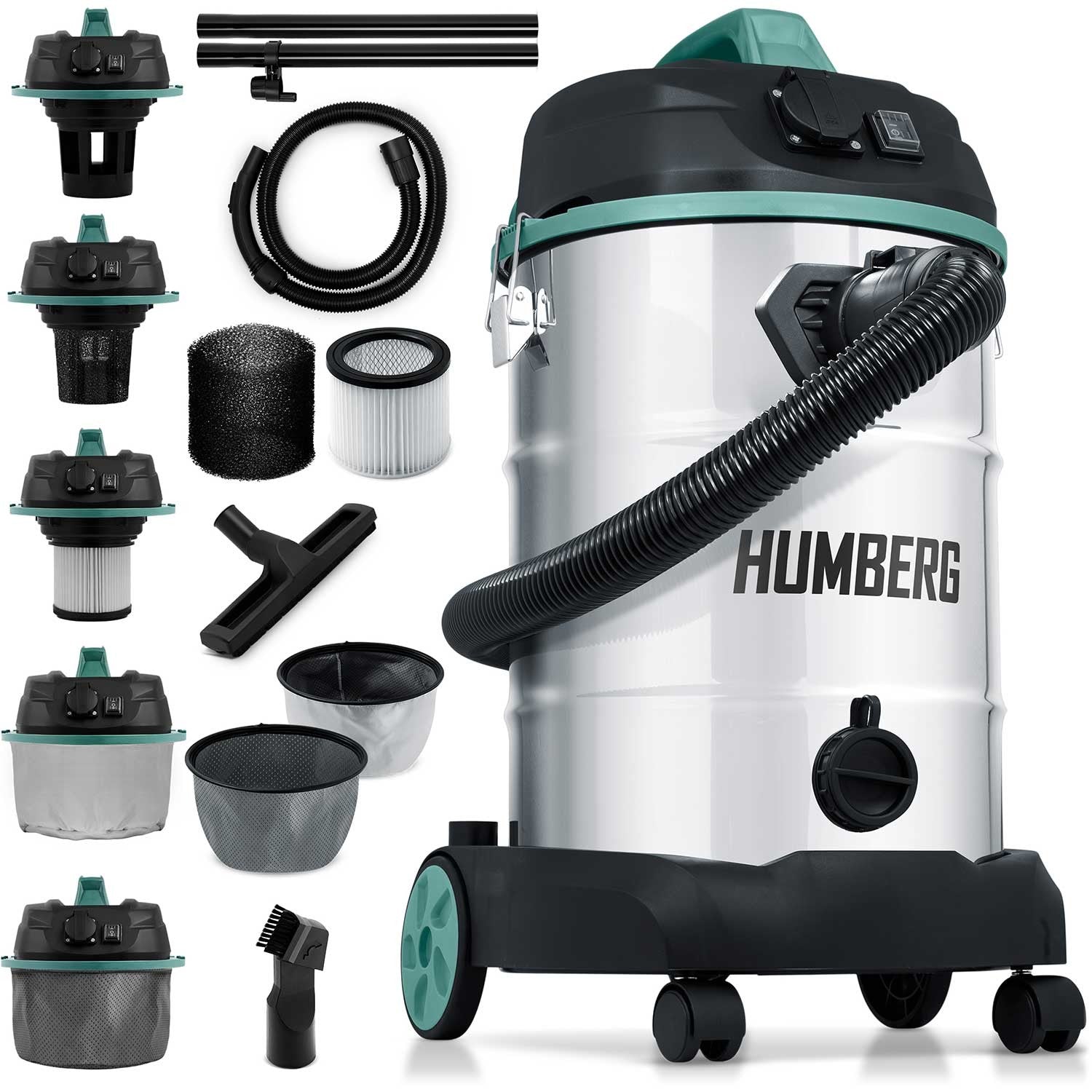30L 1600W HM-402 pramoninis dulkių siurblys