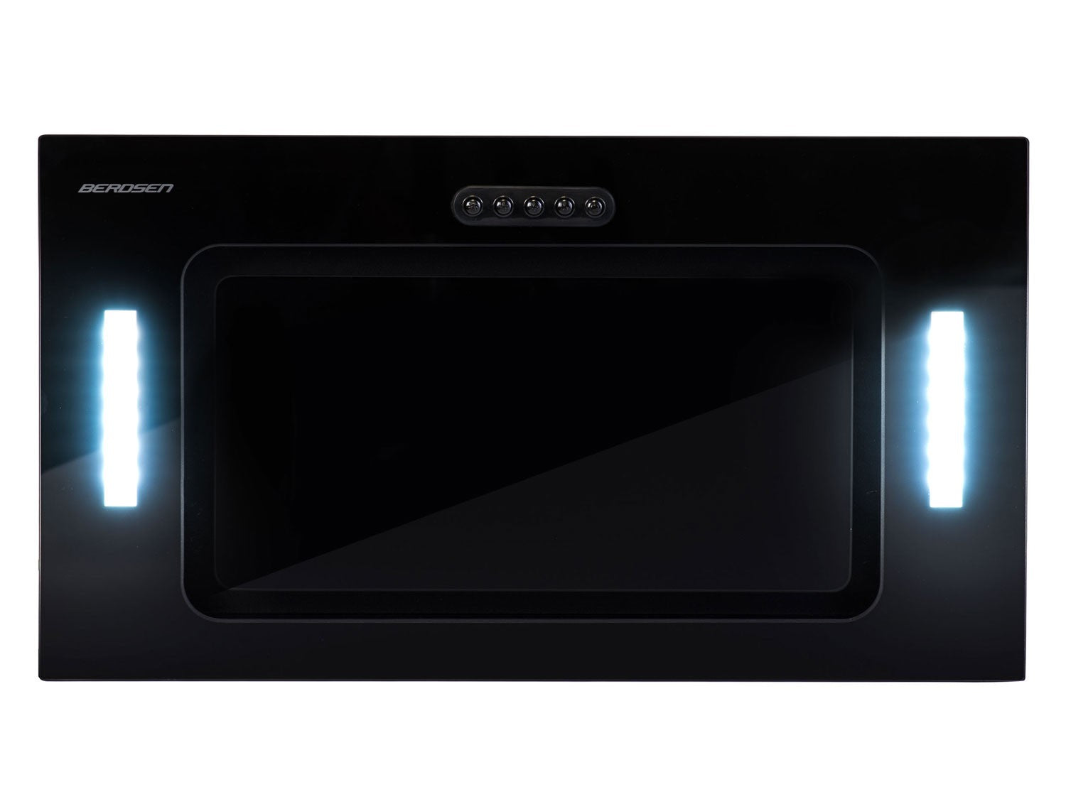 Virtuvės dangtelis 52 cm juodas BE-52A