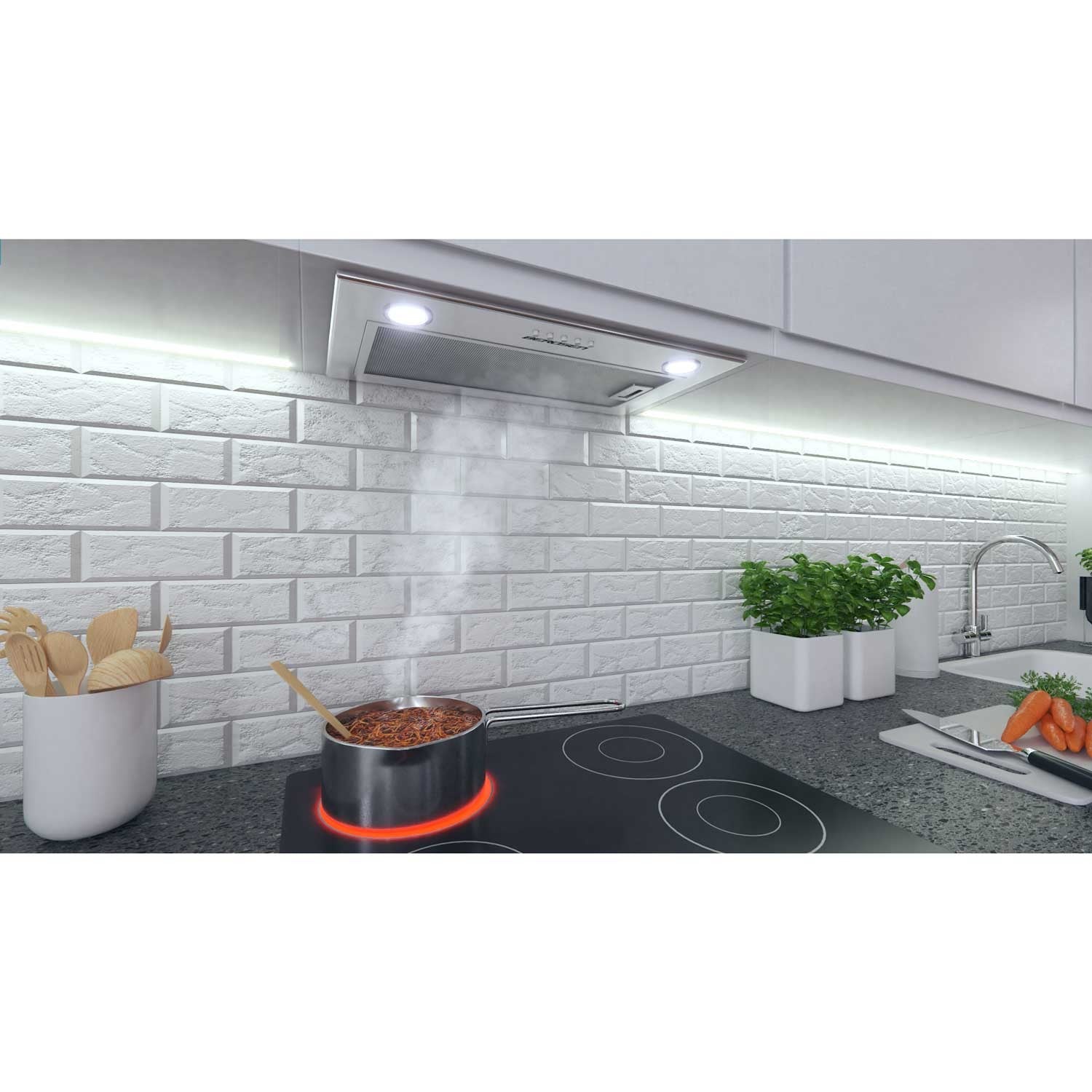 60 cm Inox BE-50 virtuvės spinta