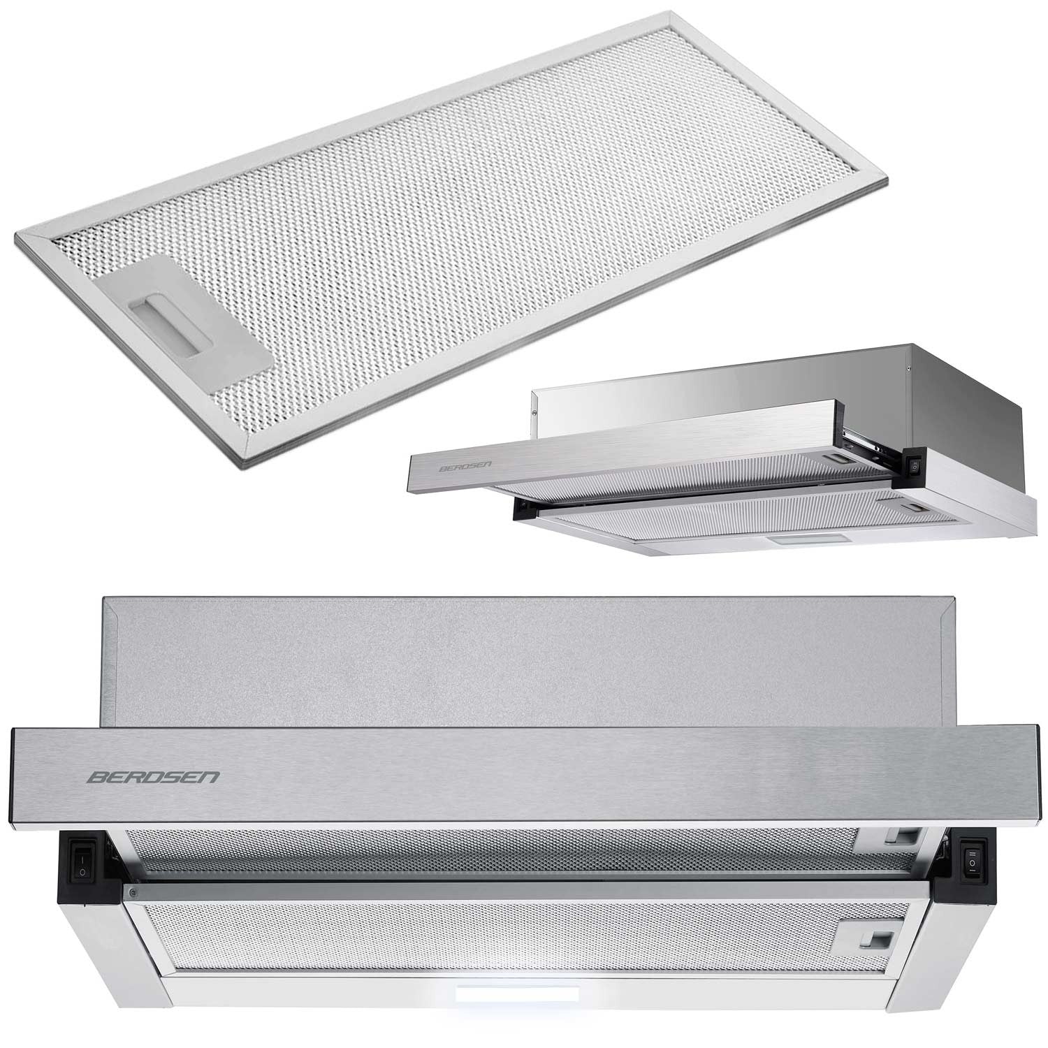 Berdsen BT-229 INOX teleskopinis virtuvės uždaras